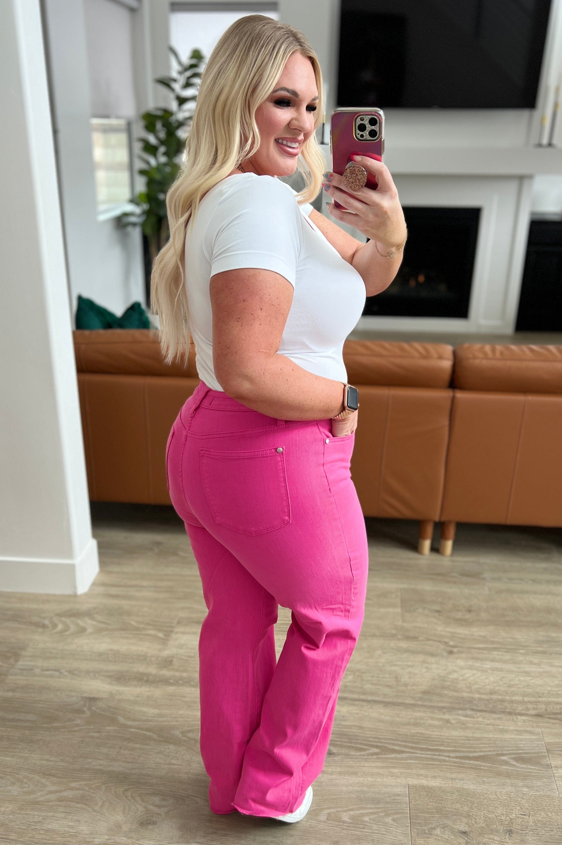 Barbara High Rise Garment Dyed 90's Straight Jeans-Denim-Stay Foxy Boutique, Florissant, Missouri