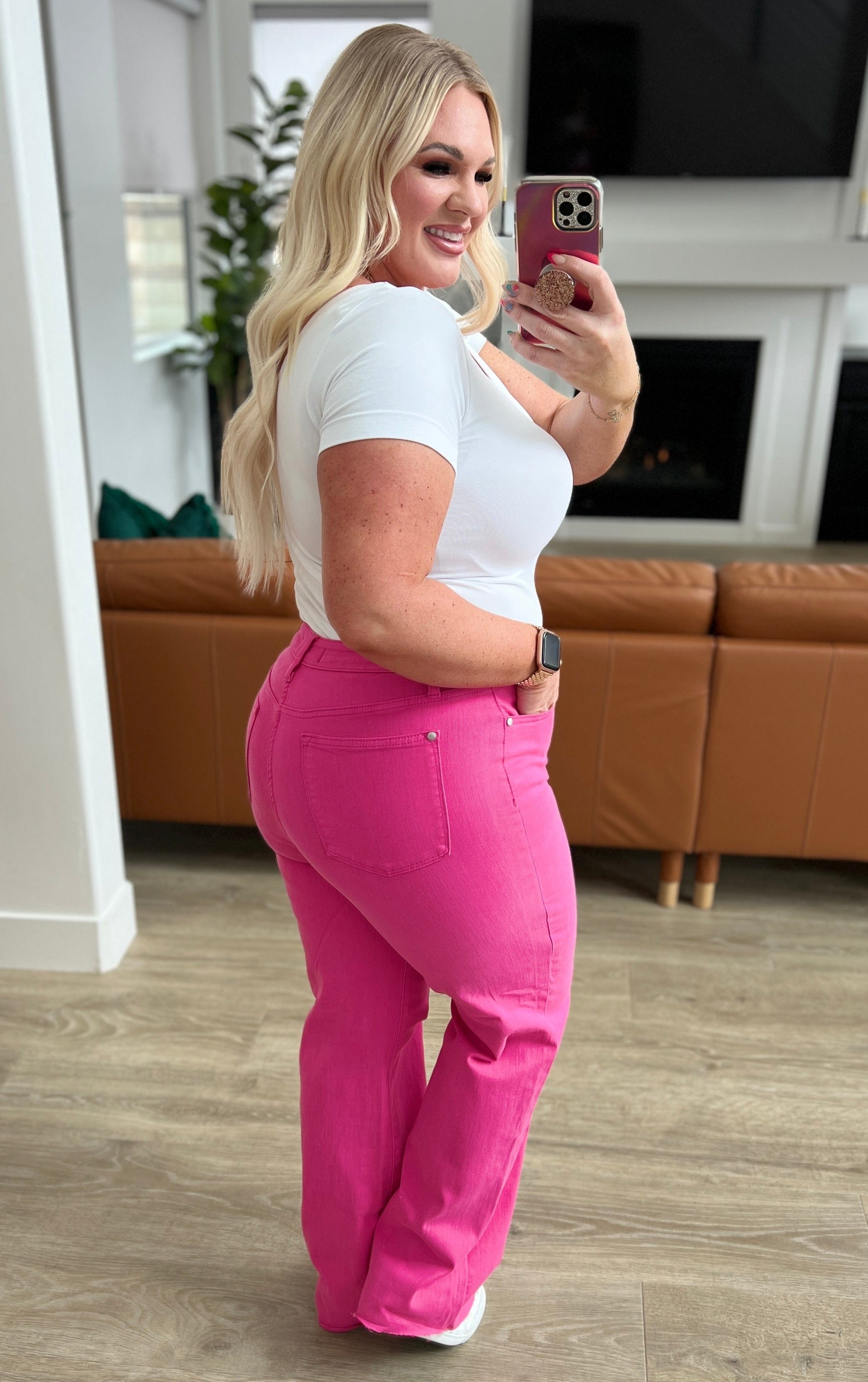 Barbara High Rise Garment Dyed 90's Straight Jeans-Denim-Stay Foxy Boutique, Florissant, Missouri