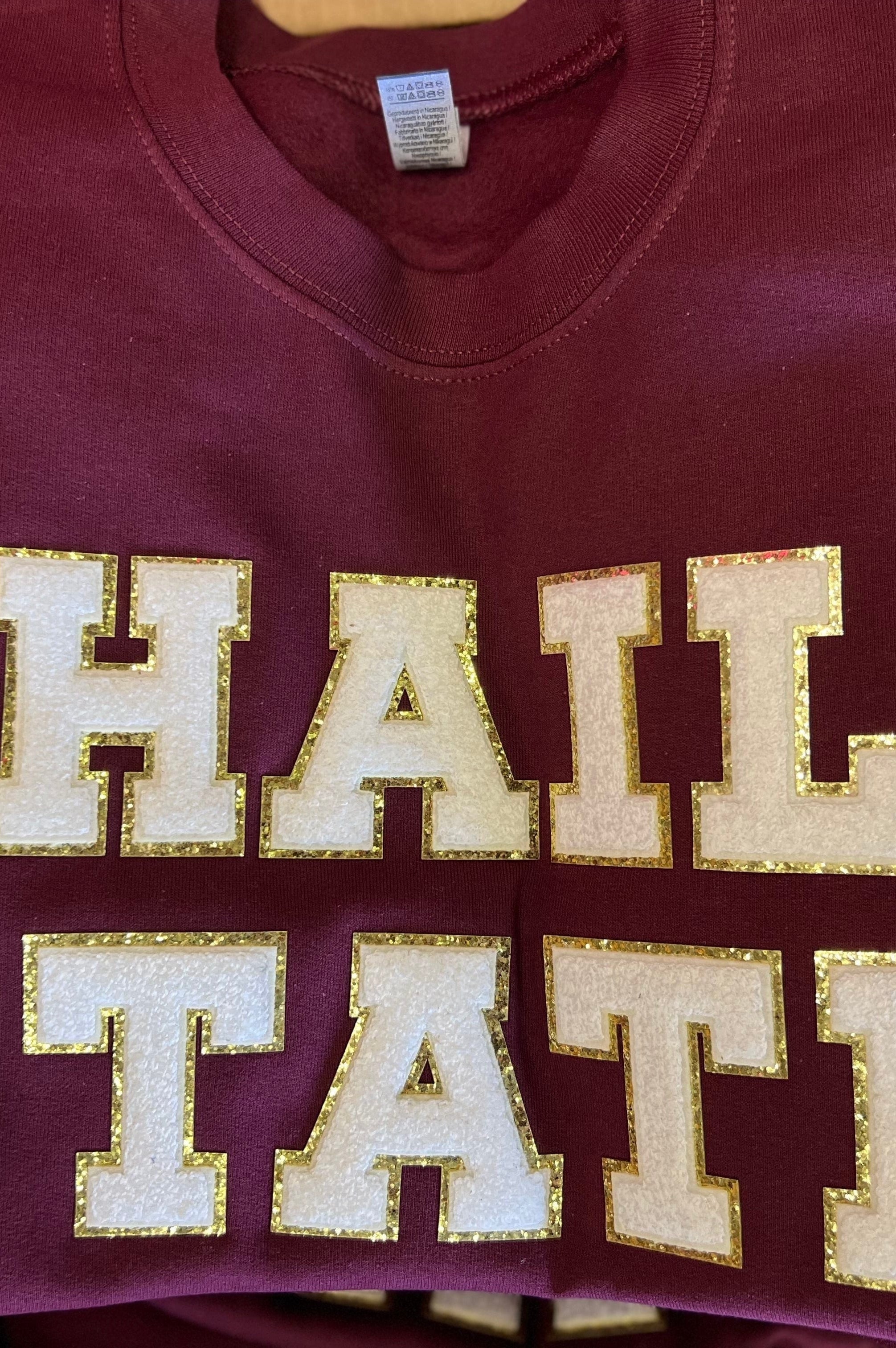 PREORDER: Game Day Patch Sweatshirt-Womens-Stay Foxy Boutique, Florissant, Missouri