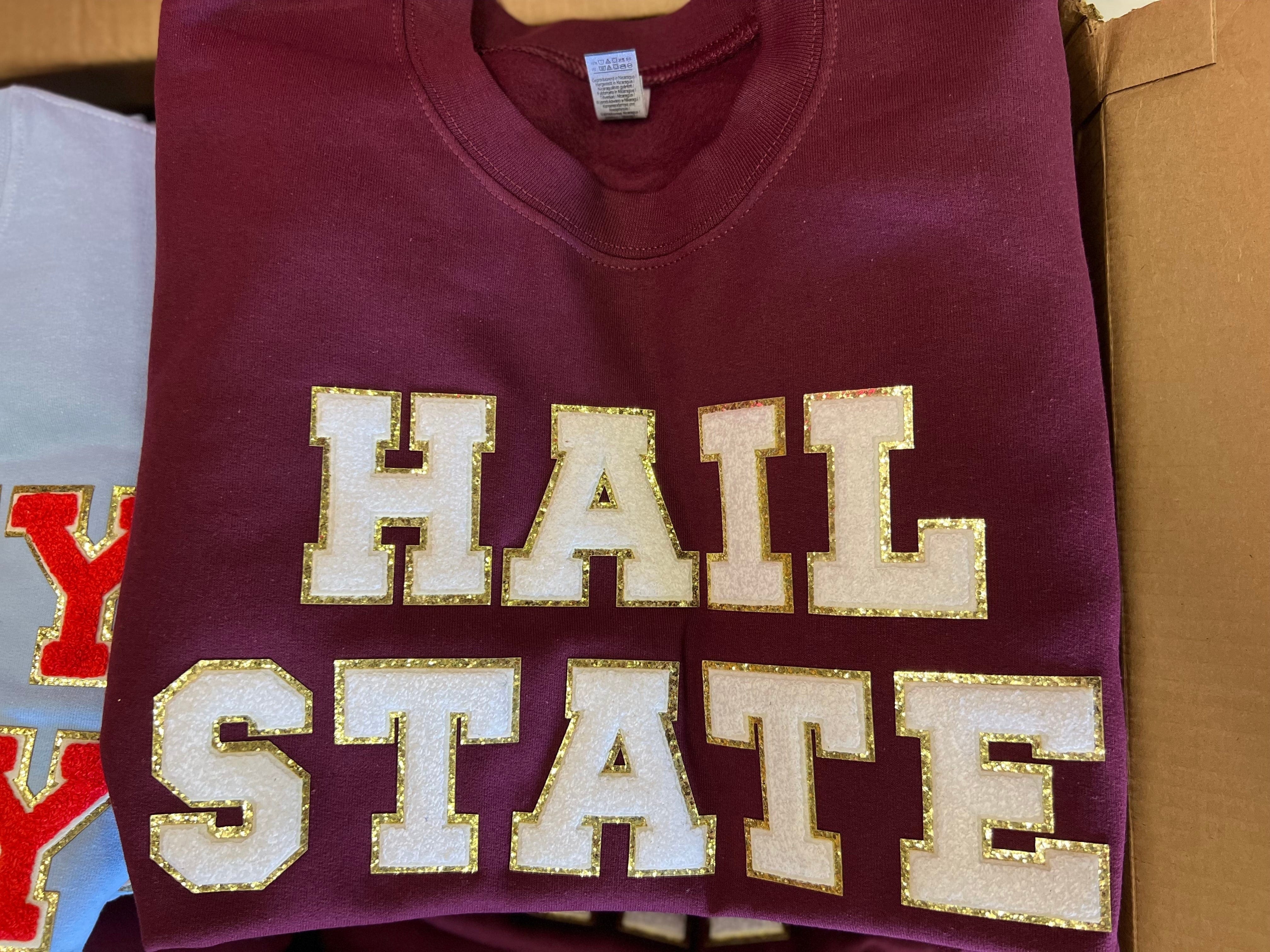 PREORDER: Game Day Patch Sweatshirt-Womens-Stay Foxy Boutique, Florissant, Missouri