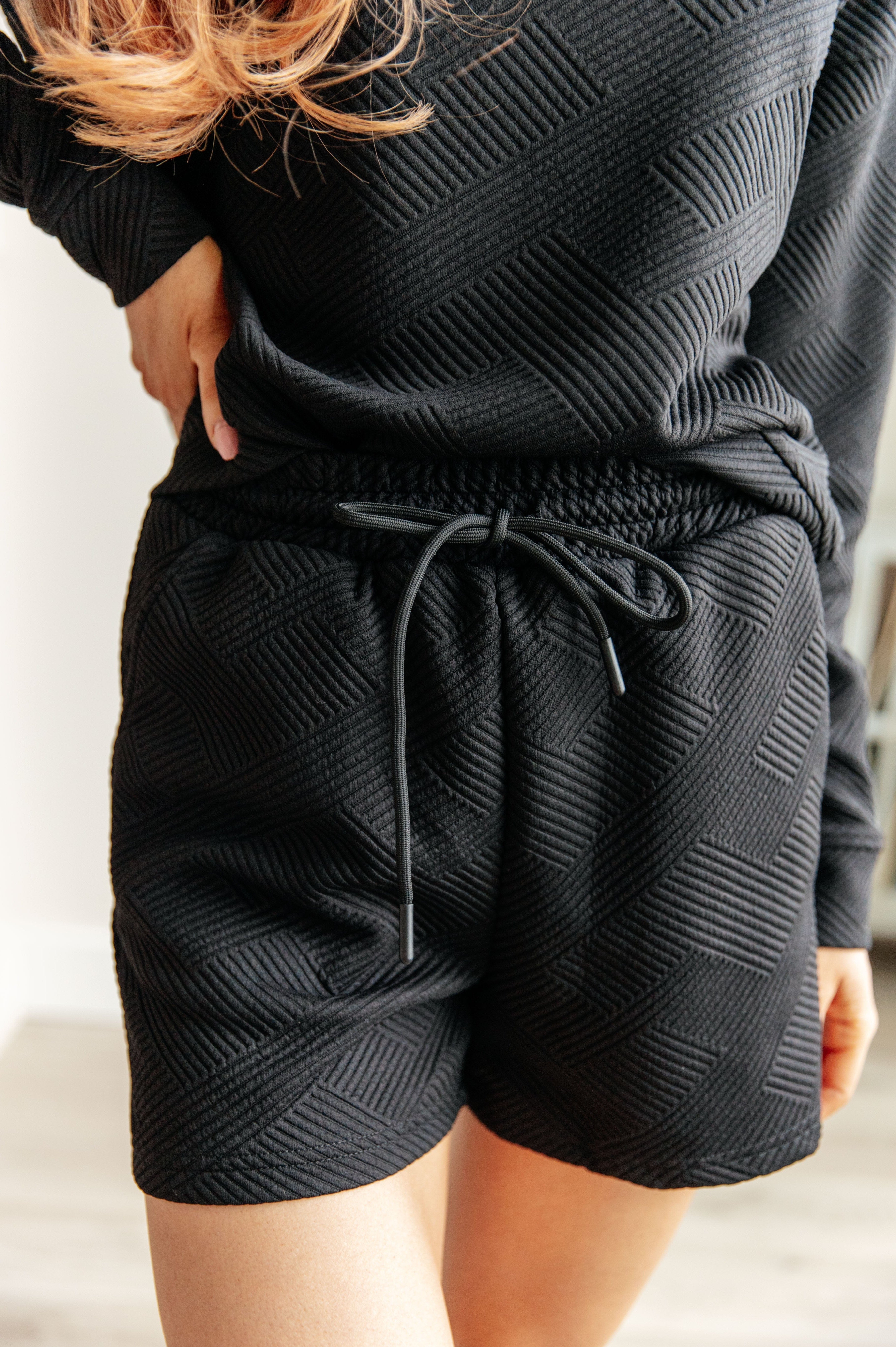 In The Details Long Sleeve Top and Shorts Set-Sets-Stay Foxy Boutique, Florissant, Missouri