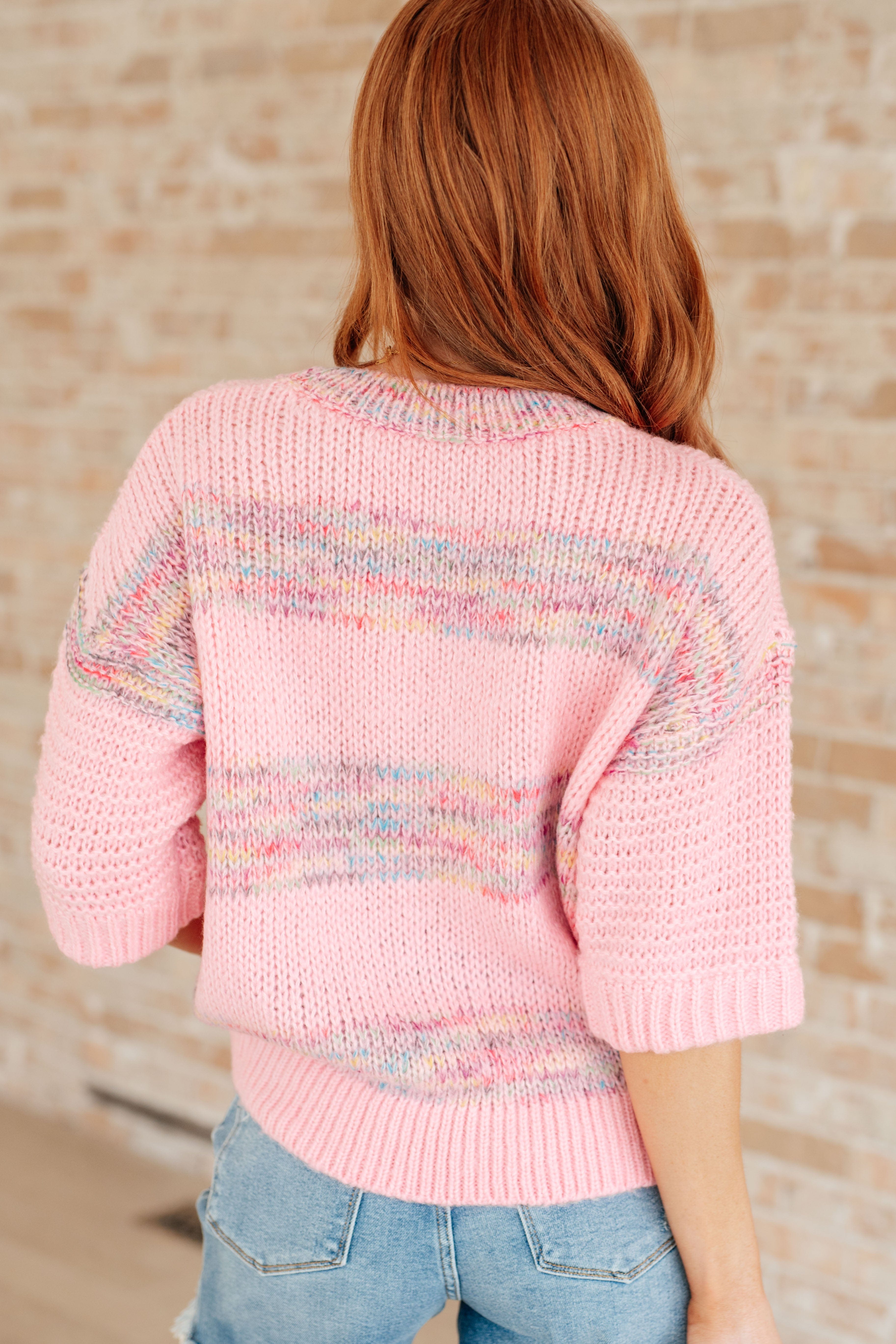 In the Cards Striped Sweater-Tops-Stay Foxy Boutique, Florissant, Missouri