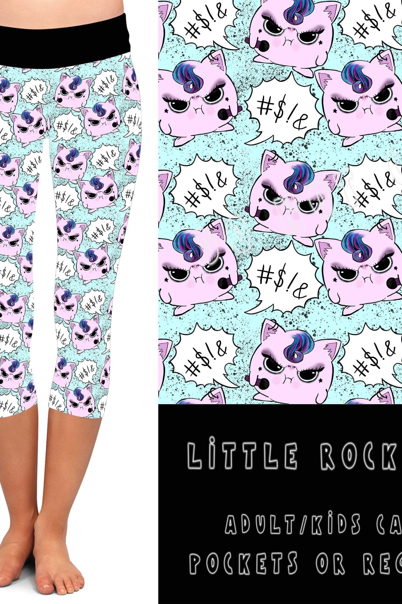 BATCH 65- LITTLE ROCKSTAR LEGGINGS/CAPRI/JOGGERS-Stay Foxy Boutique, Florissant, Missouri