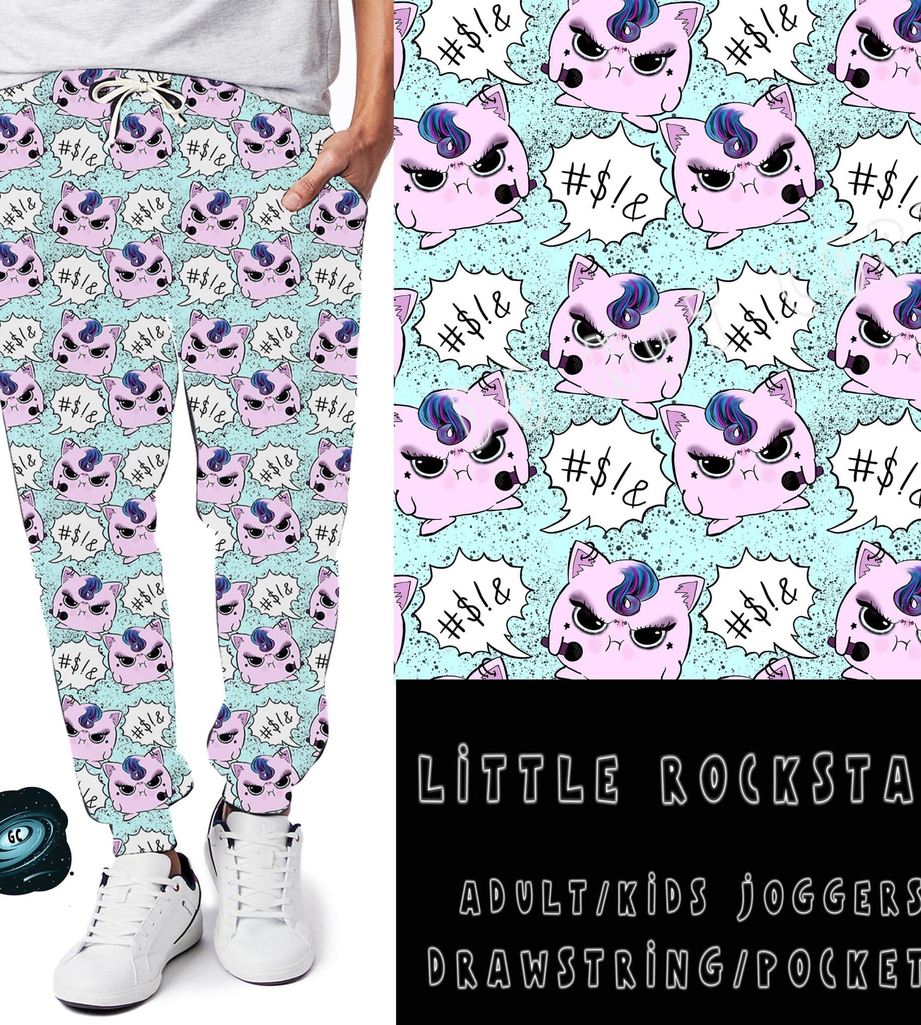BATCH 65- LITTLE ROCKSTAR LEGGINGS/CAPRI/JOGGERS-Stay Foxy Boutique, Florissant, Missouri