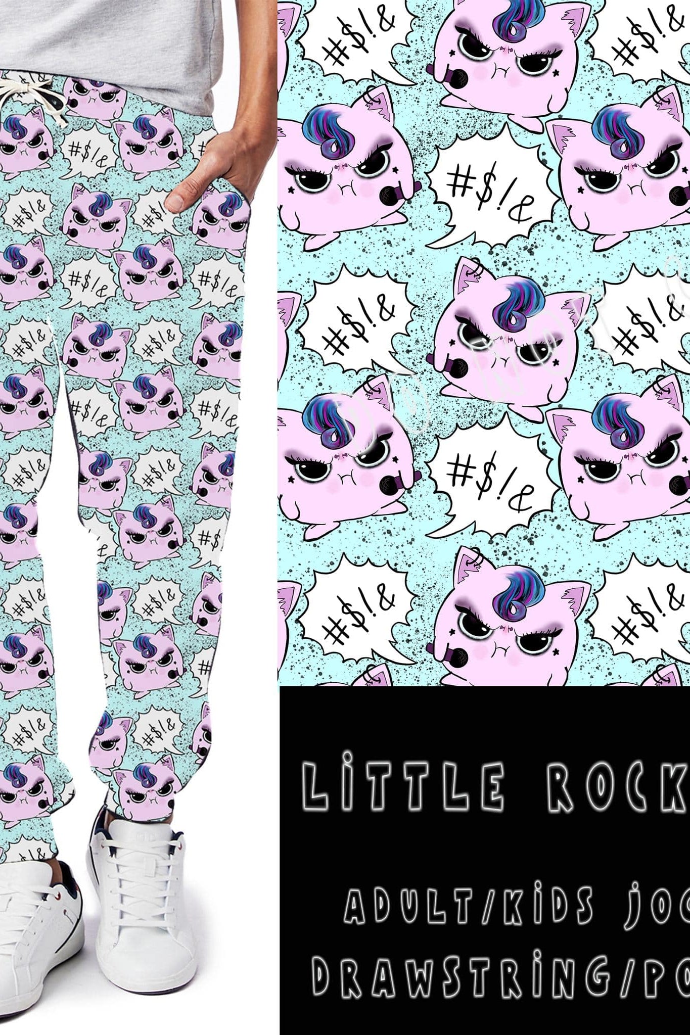 BATCH 65- LITTLE ROCKSTAR LEGGINGS/CAPRI/JOGGERS-Stay Foxy Boutique, Florissant, Missouri