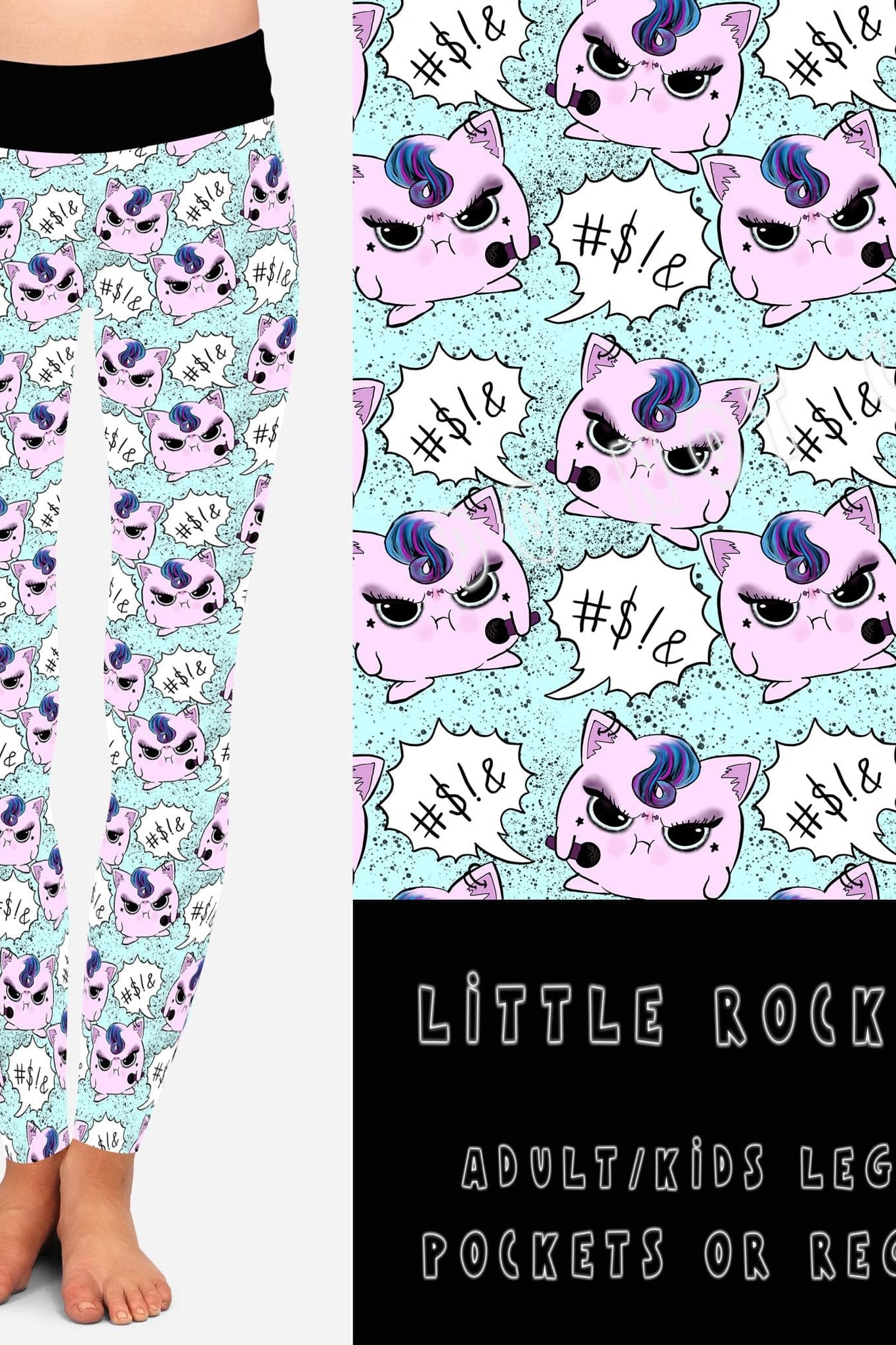BATCH 65- LITTLE ROCKSTAR LEGGINGS/CAPRI/JOGGERS-Stay Foxy Boutique, Florissant, Missouri