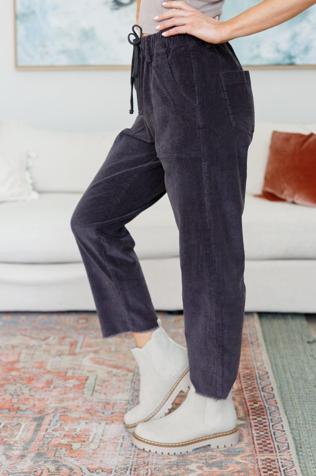 Less Confused Corduroy Pants-Womens-Stay Foxy Boutique, Florissant, Missouri