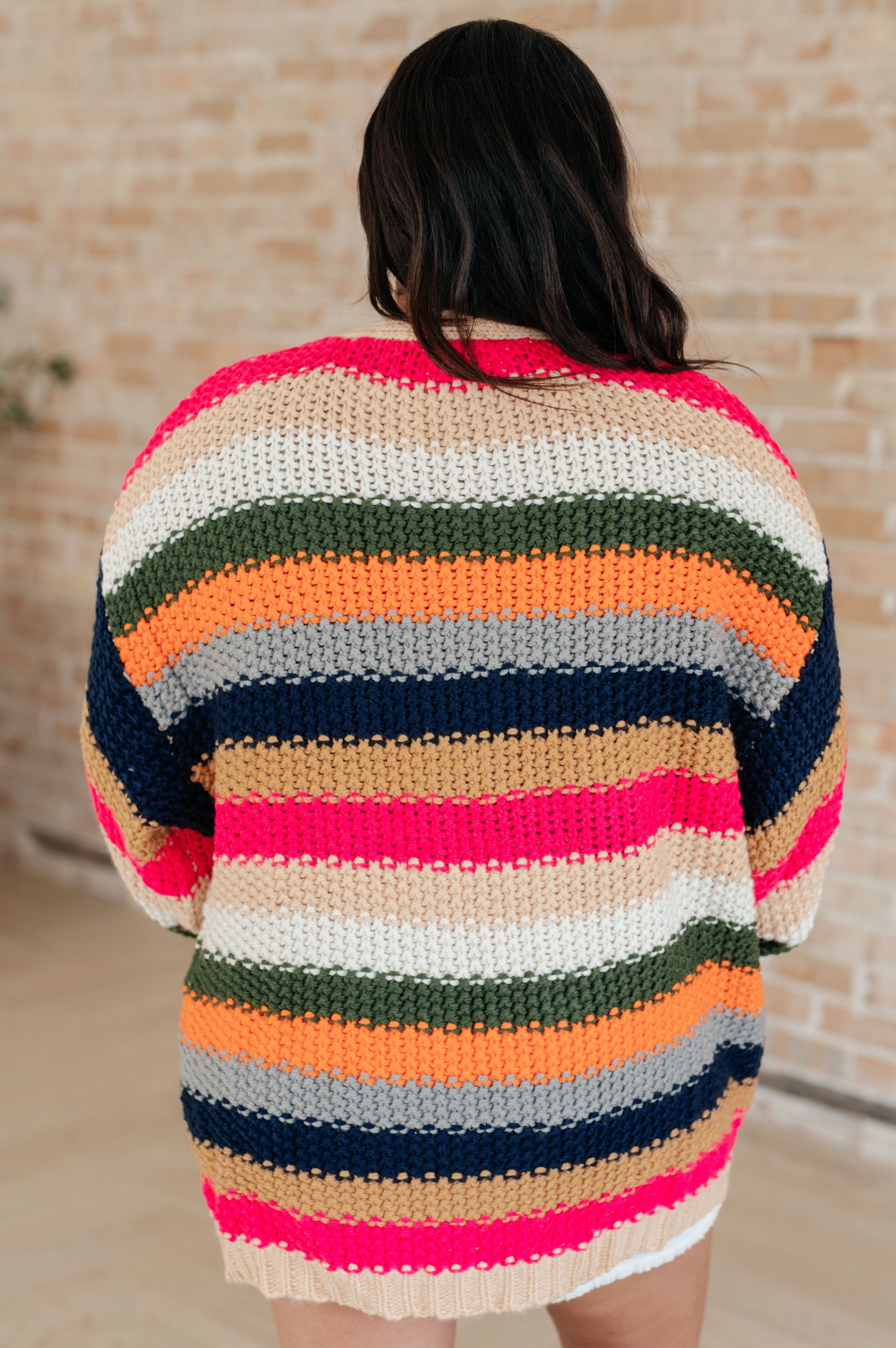 Life in Technicolor Knit Cardigan-Tops-Stay Foxy Boutique, Florissant, Missouri