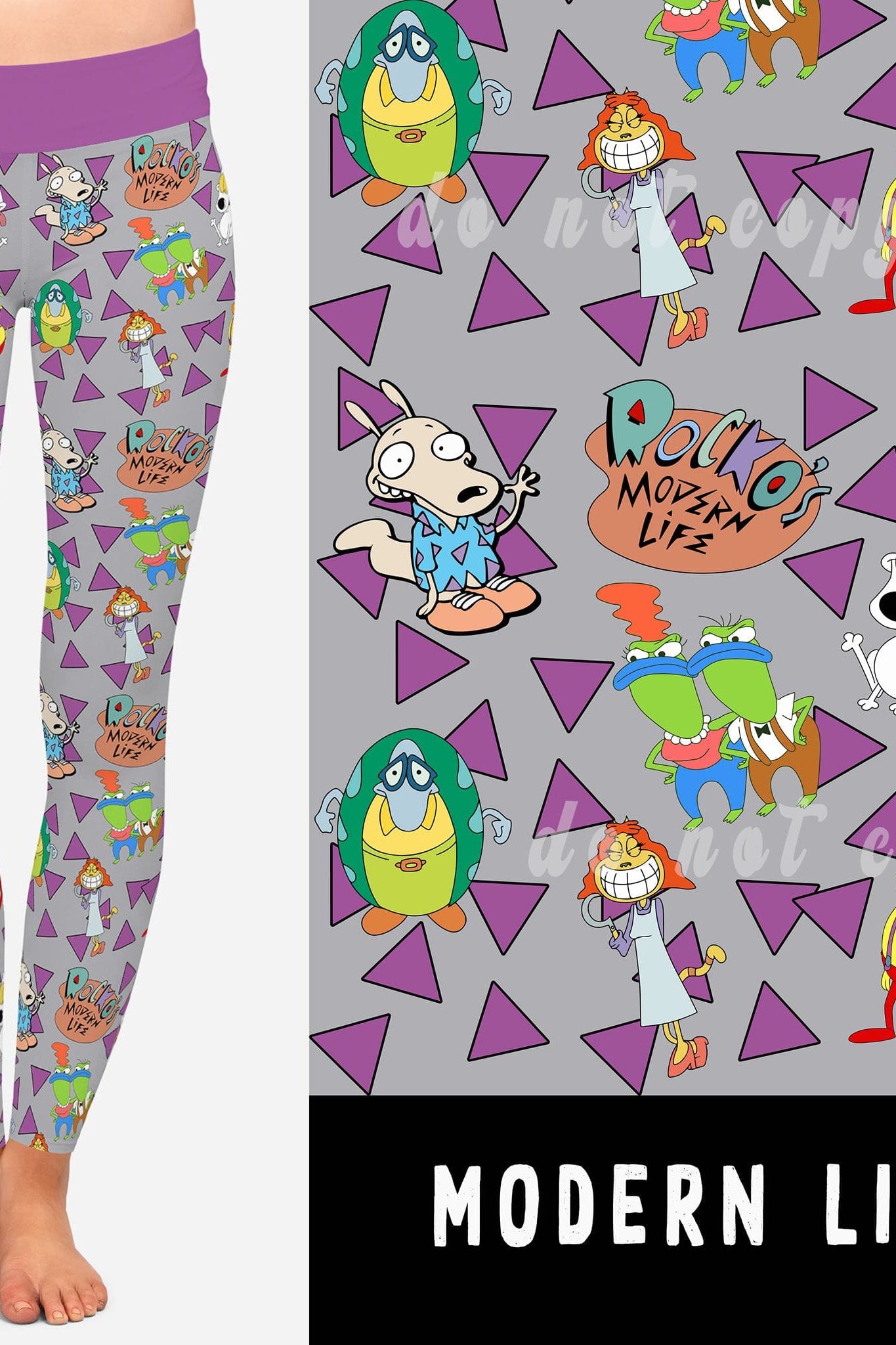 90'S TOON RUN- MODERN LIFE LEGGINGS/JOGGERS-Stay Foxy Boutique, Florissant, Missouri