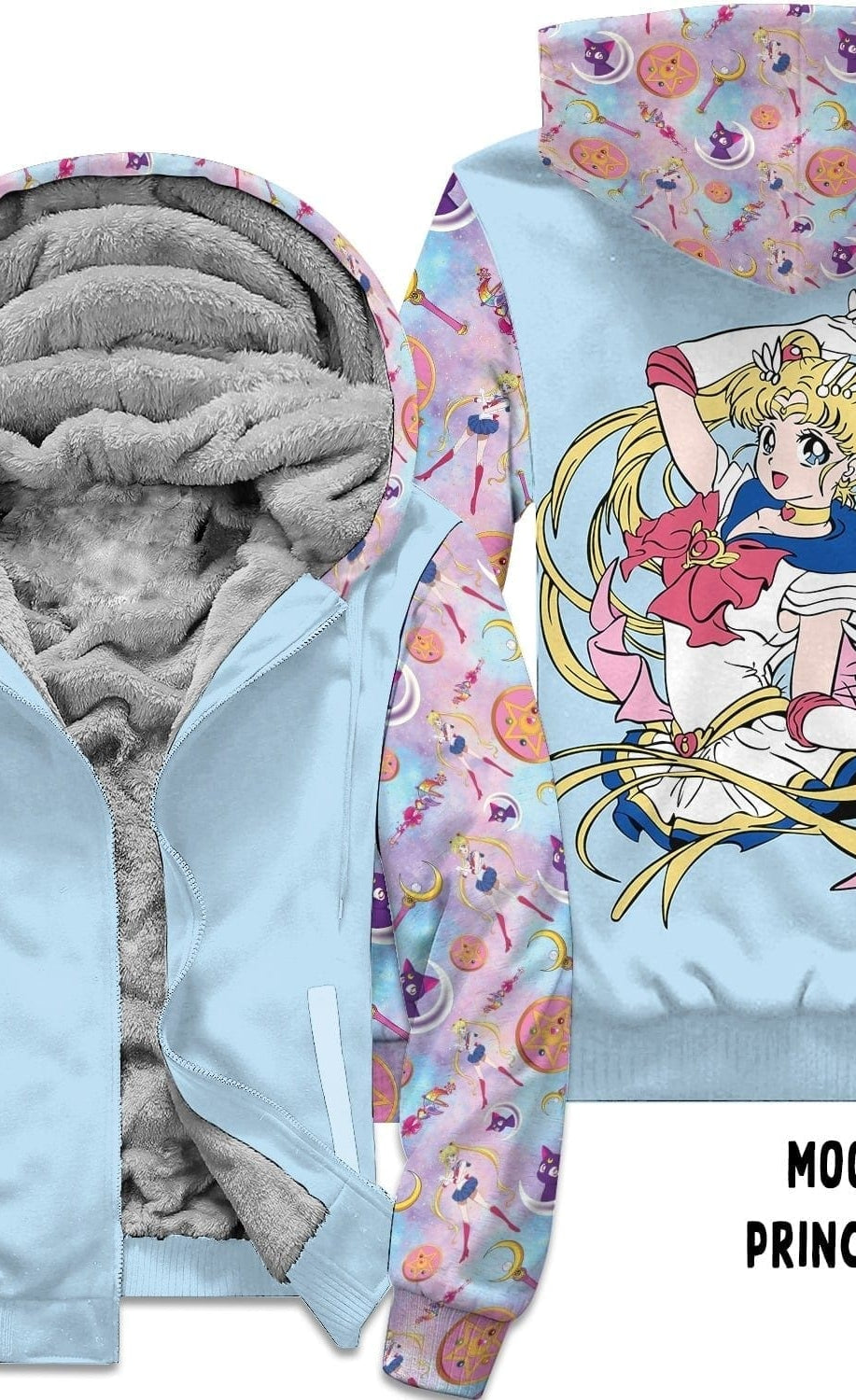 FLEECE JACKET RUN 22- MOON PRINCESS-Stay Foxy Boutique, Florissant, Missouri