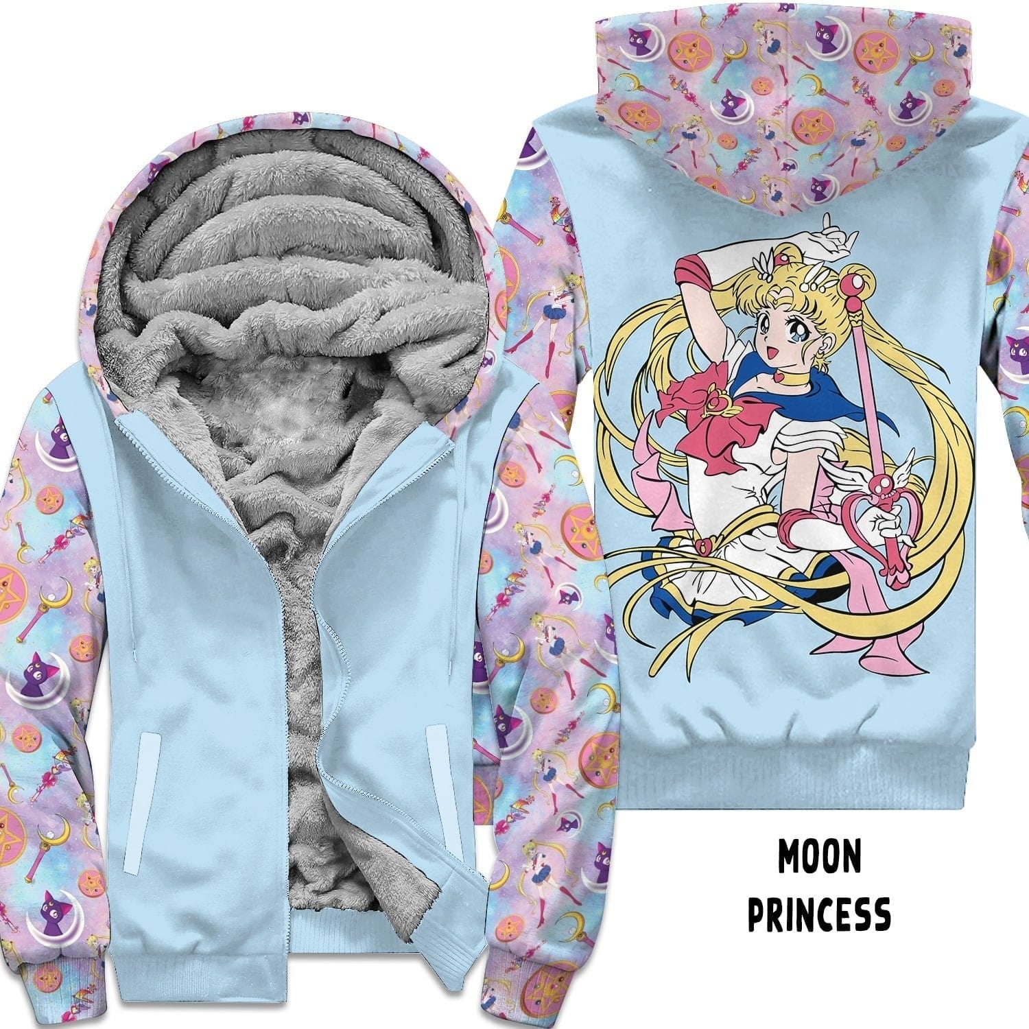 FLEECE JACKET RUN 22- MOON PRINCESS-Stay Foxy Boutique, Florissant, Missouri