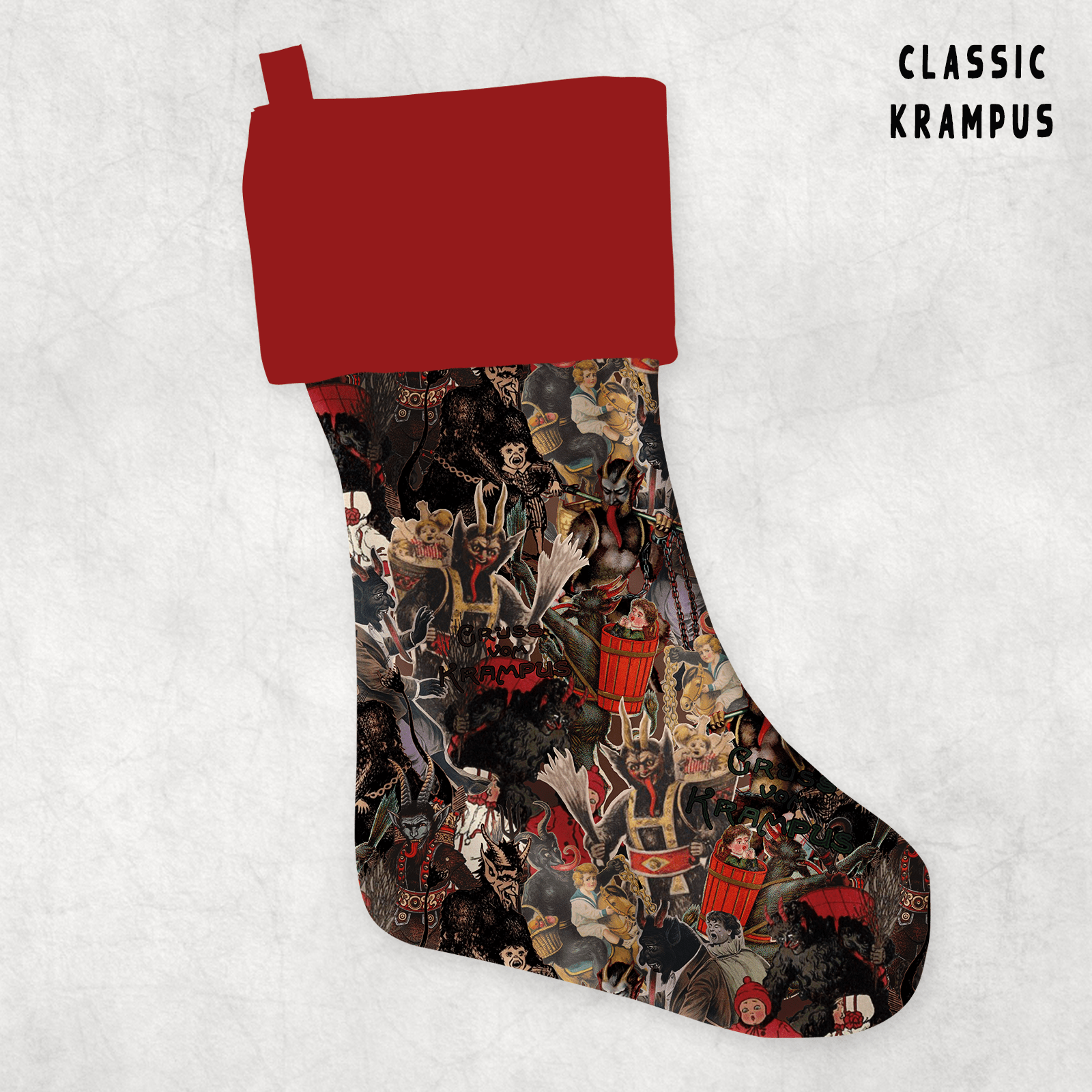 XMAS STOCKINGS-CLASSIC KRAMPUS-Stay Foxy Boutique, Florissant, Missouri