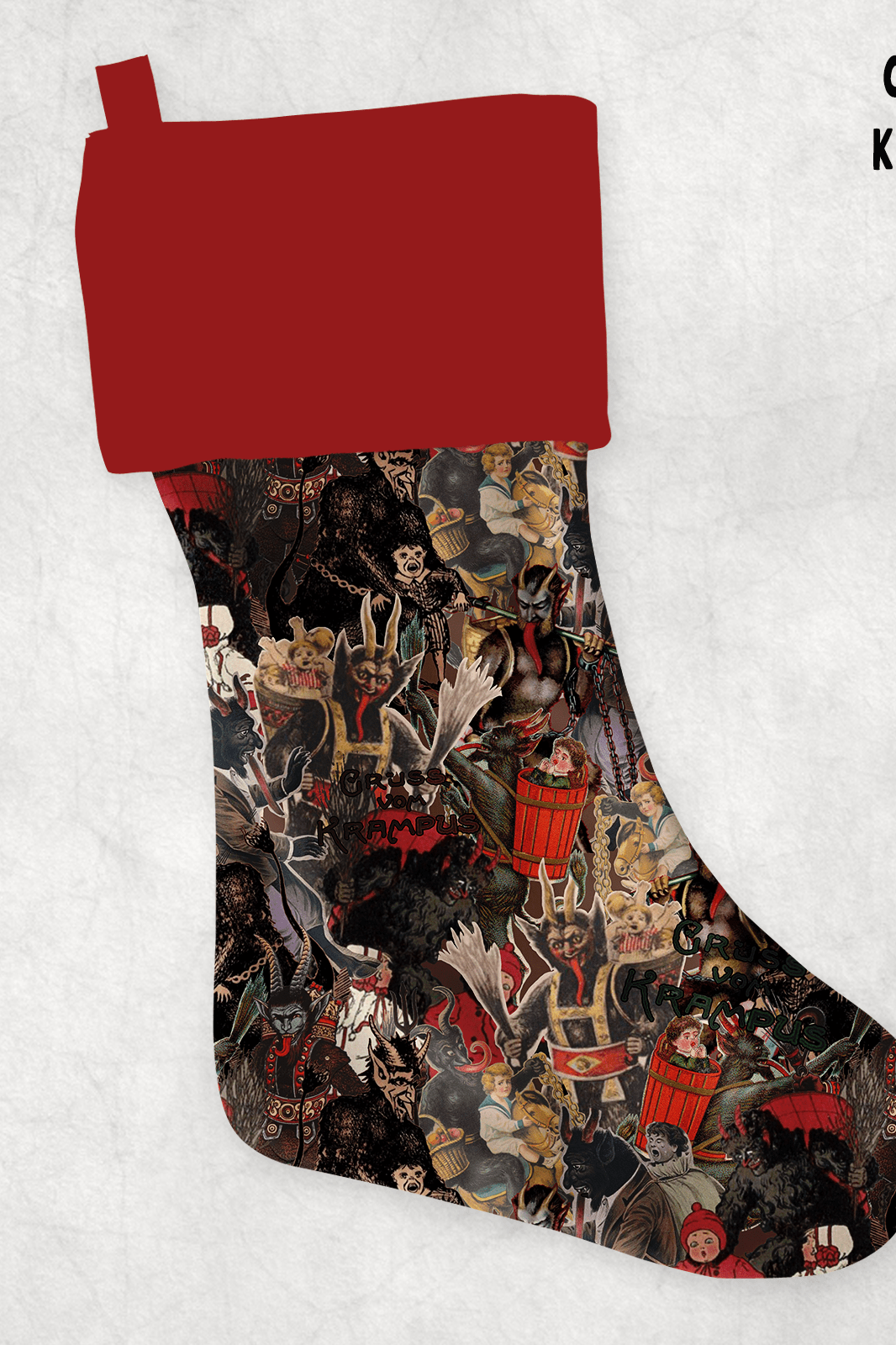 XMAS STOCKINGS-CLASSIC KRAMPUS-Stay Foxy Boutique, Florissant, Missouri