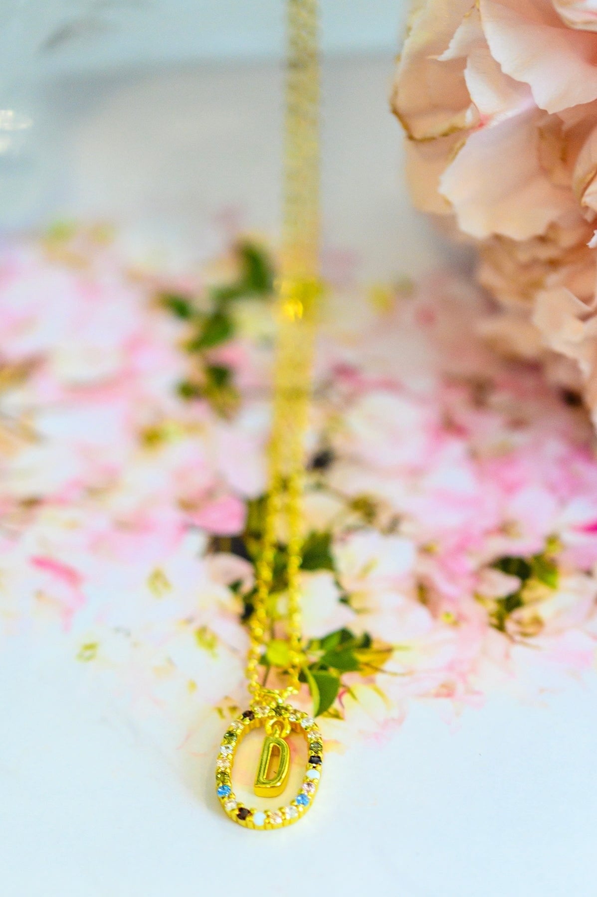 Mi Amor Gold Dipped Initial Necklace-Womens-Stay Foxy Boutique, Florissant, Missouri