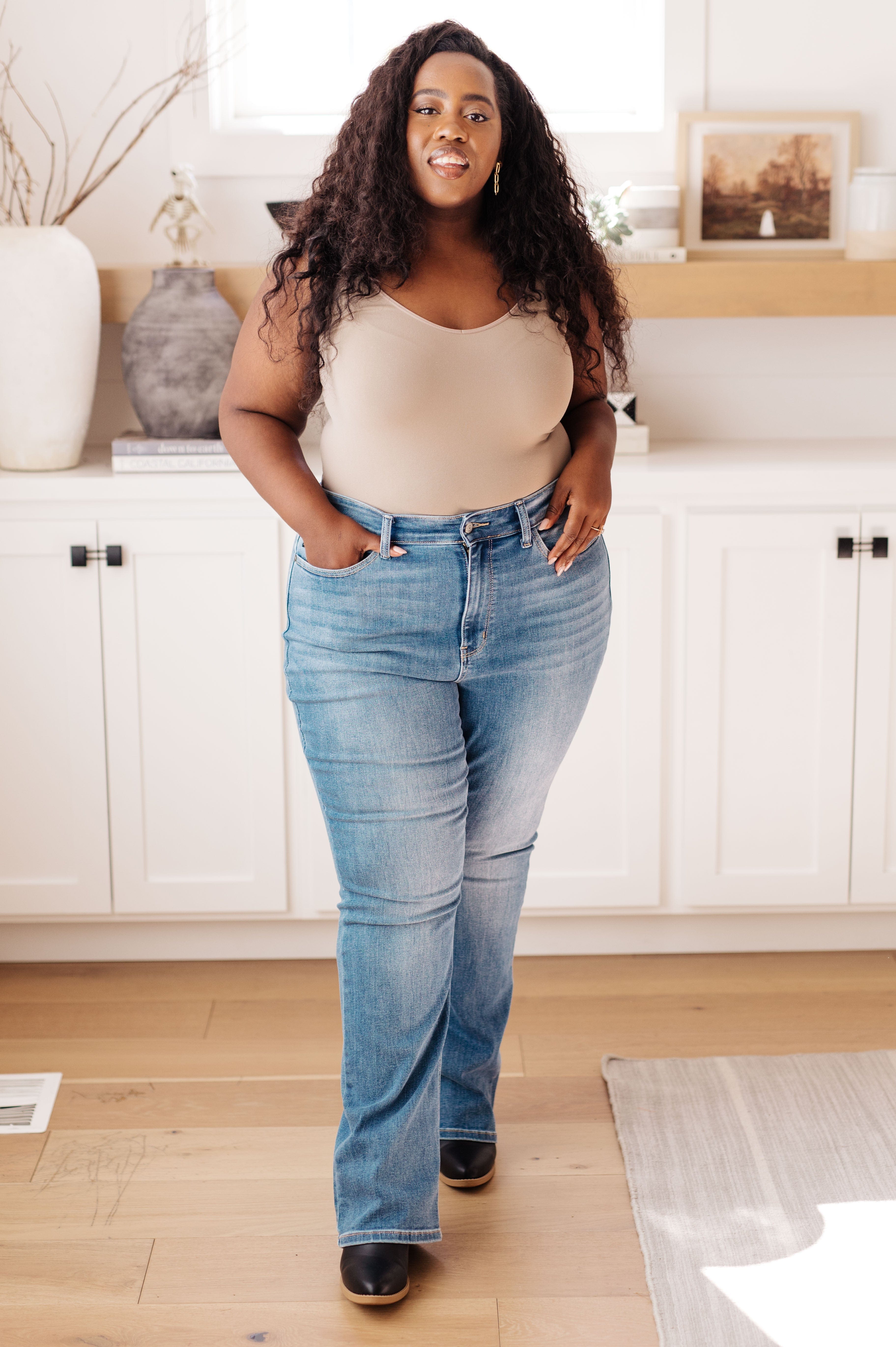 Monroe High Rise Classic Bootcut Jeans-Womens-Stay Foxy Boutique, Florissant, Missouri