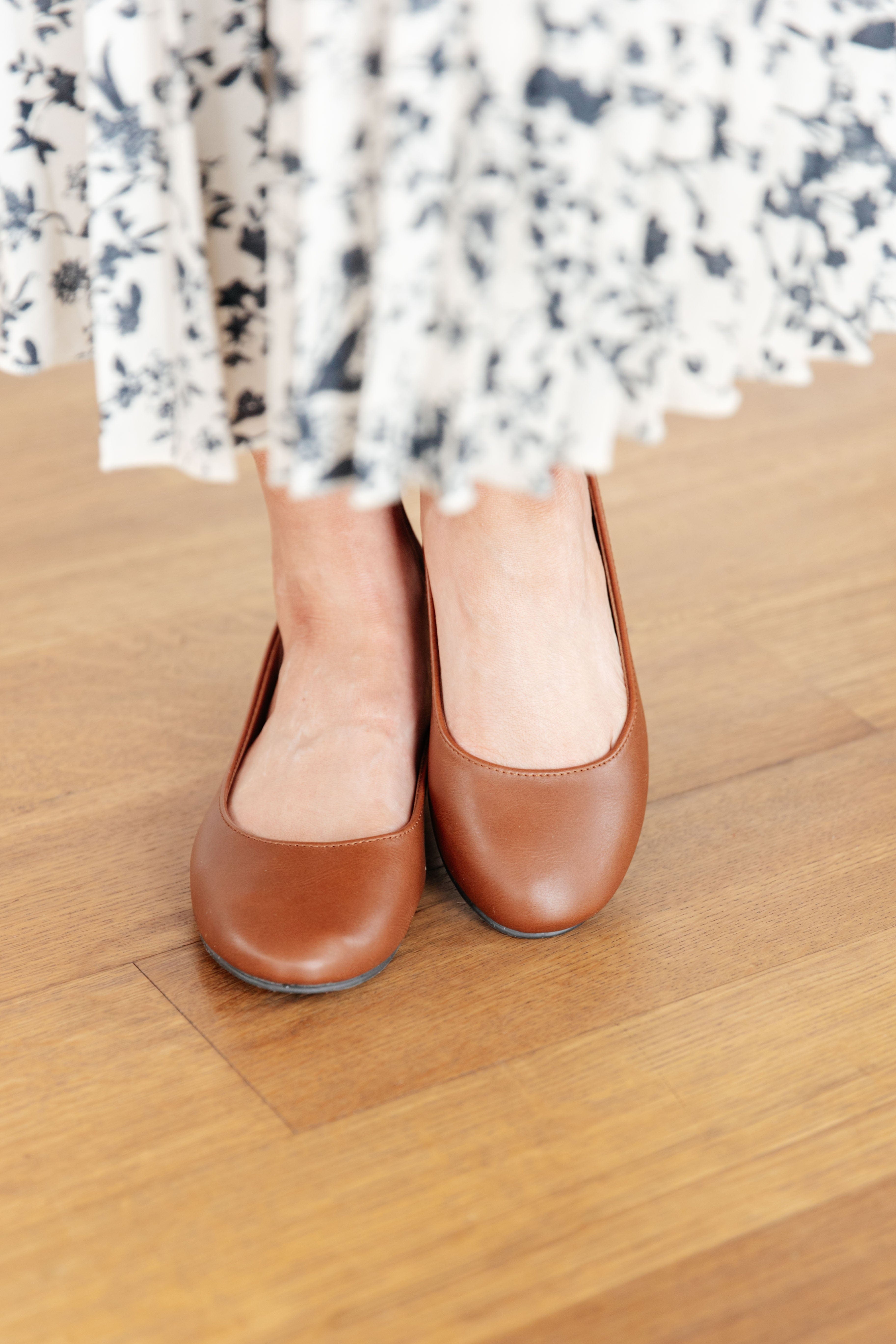 On Your Toes Ballet Flats in Camel-Womens-Stay Foxy Boutique, Florissant, Missouri