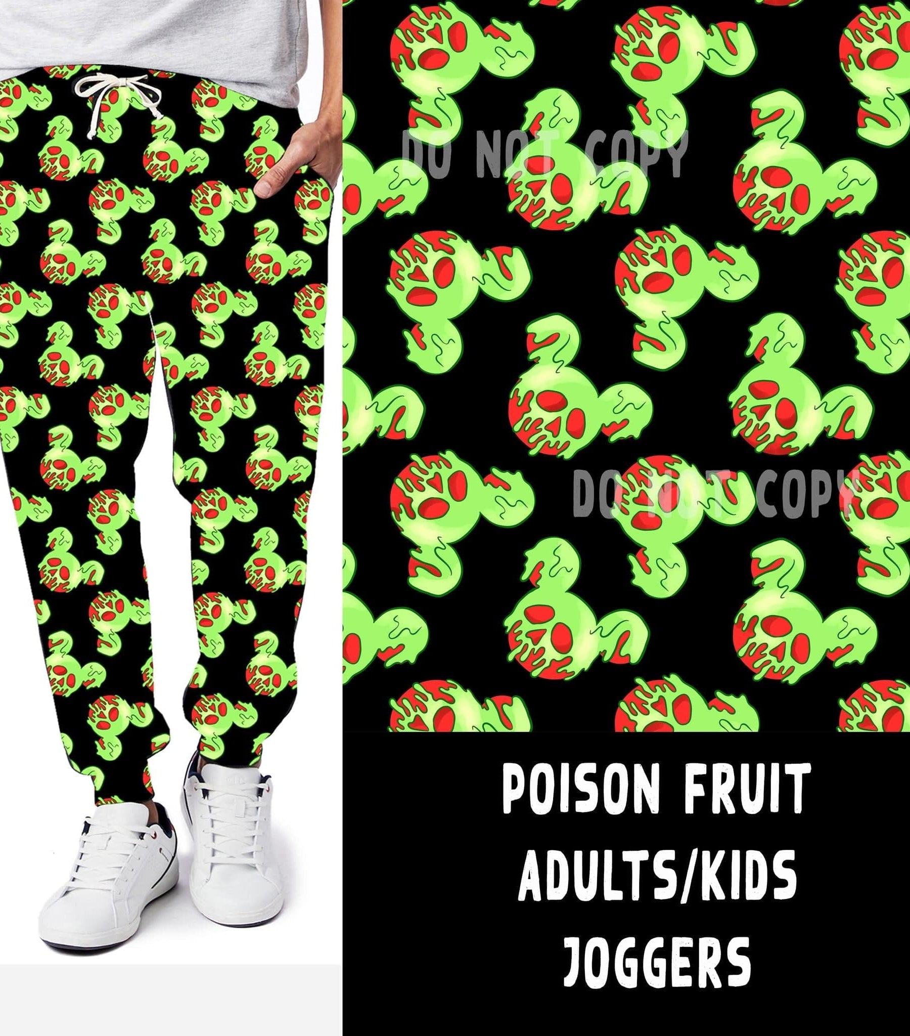 VILLAIN VIP RUN-POISON FRUIT LEGGINGS/CAPRI/JOGGERS-Stay Foxy Boutique, Florissant, Missouri