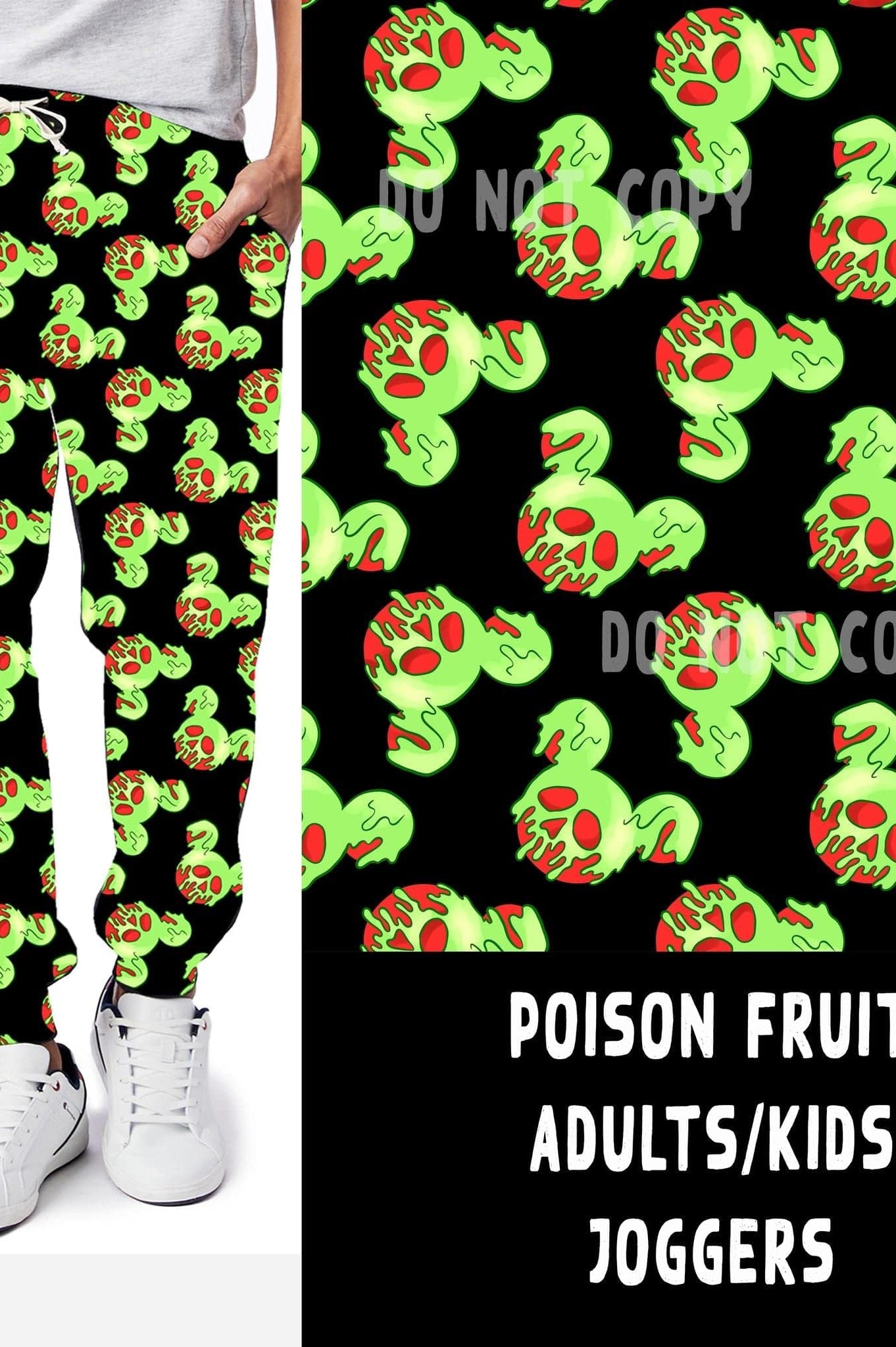 VILLAIN VIP RUN-POISON FRUIT LEGGINGS/CAPRI/JOGGERS-Stay Foxy Boutique, Florissant, Missouri