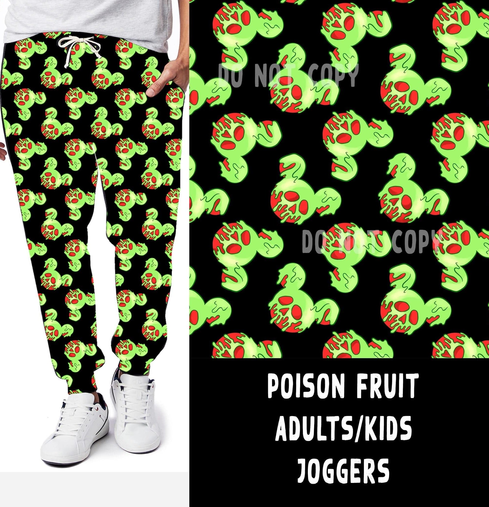 VILLAIN VIP RUN-POISON FRUIT LEGGINGS/CAPRI/JOGGERS-Stay Foxy Boutique, Florissant, Missouri