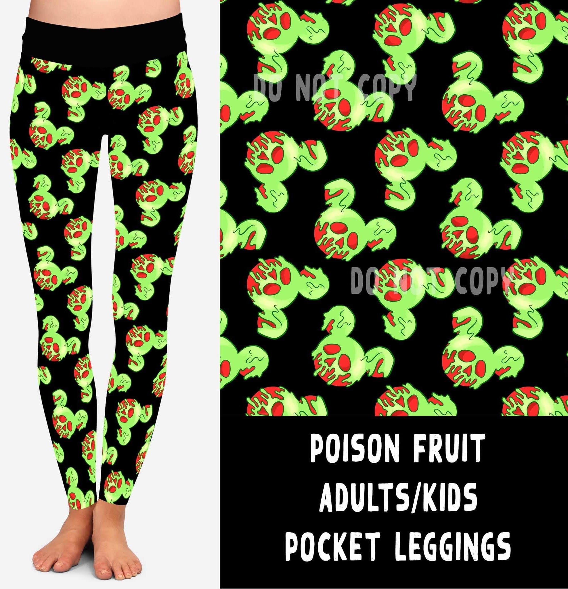 VILLAIN VIP RUN-POISON FRUIT LEGGINGS/CAPRI/JOGGERS-Stay Foxy Boutique, Florissant, Missouri