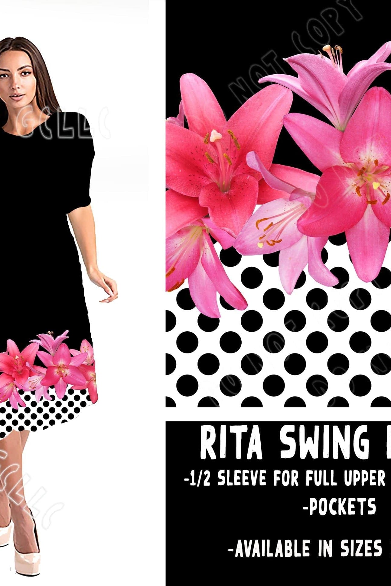 RITA SWING DRESS RUN-POLKA DIPPED-Stay Foxy Boutique, Florissant, Missouri