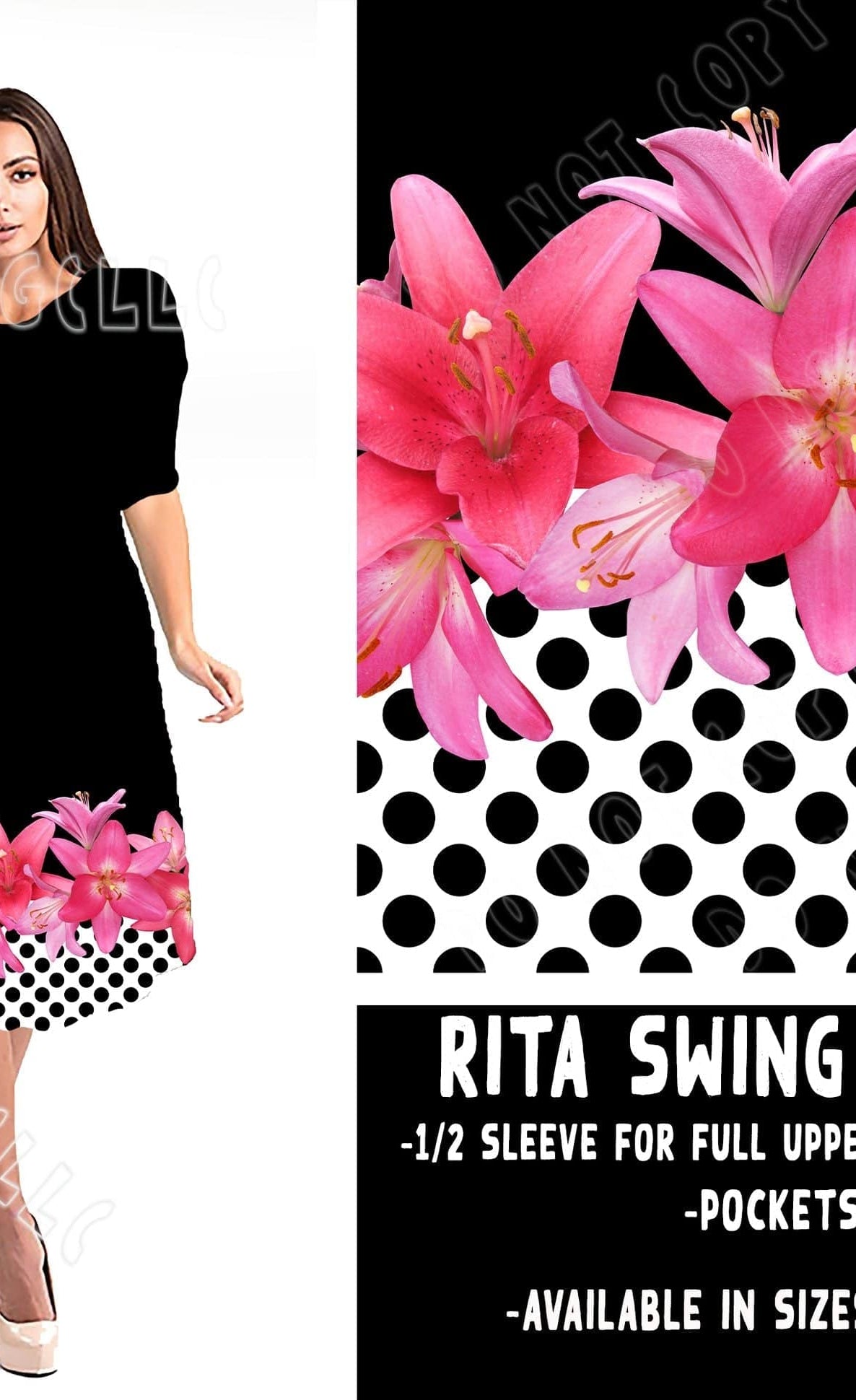 RITA SWING DRESS RUN-POLKA DIPPED-Stay Foxy Boutique, Florissant, Missouri