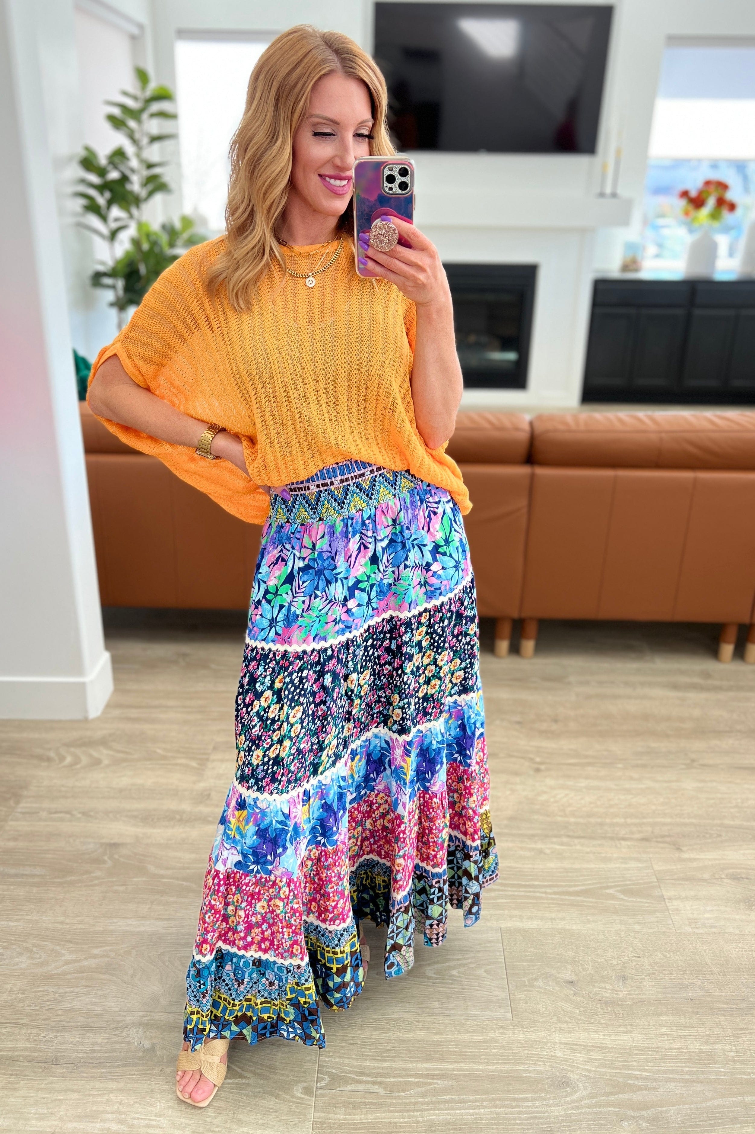 Everlasting Friend Tiered Skirt-Skirts-Stay Foxy Boutique, Florissant, Missouri