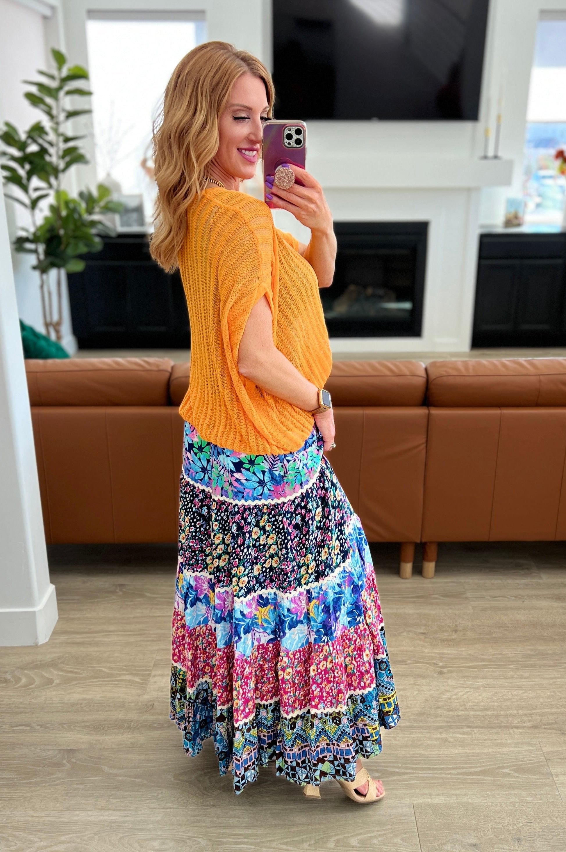 Everlasting Friend Tiered Skirt-Skirts-Stay Foxy Boutique, Florissant, Missouri