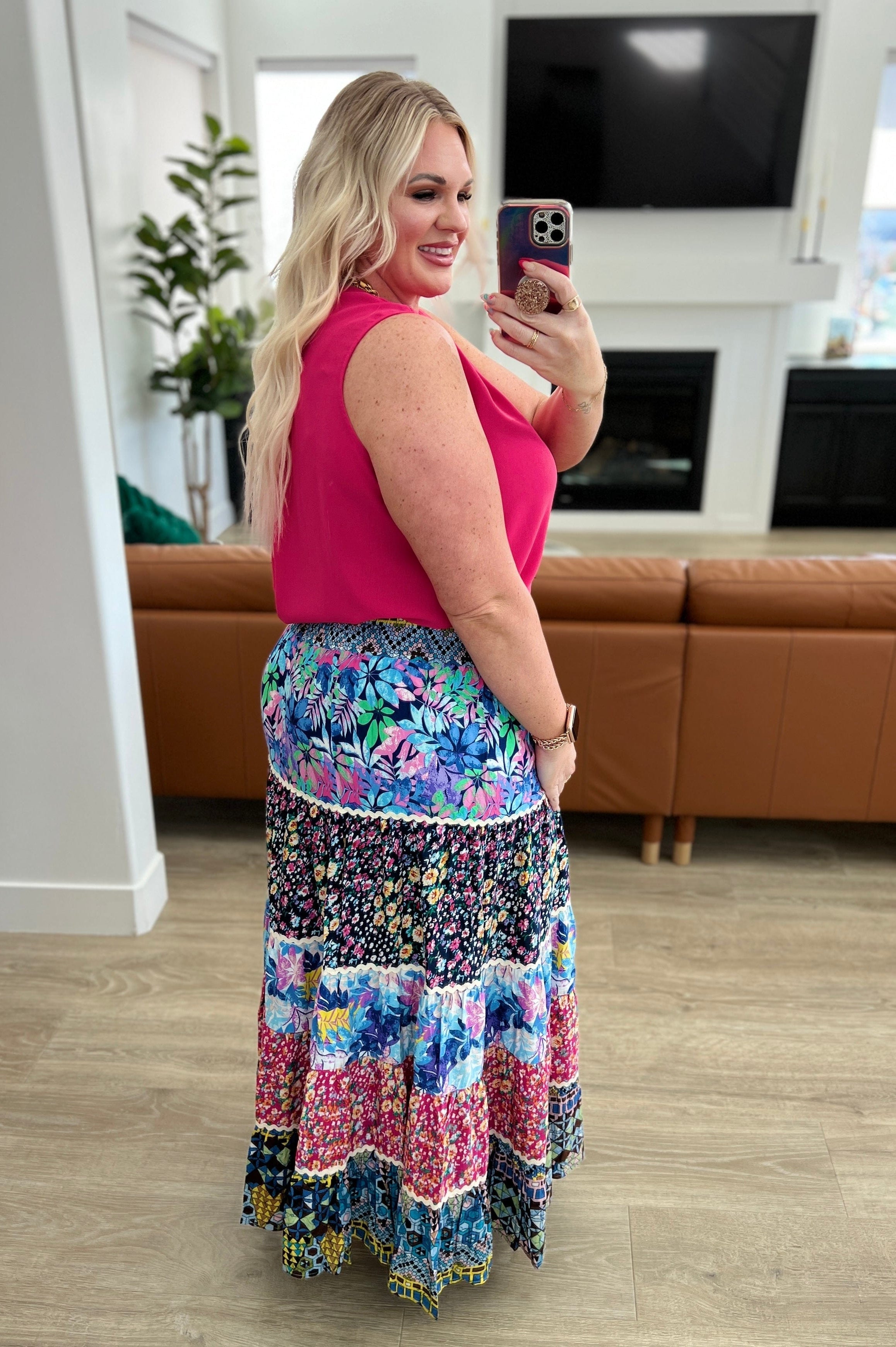Everlasting Friend Tiered Skirt-Skirts-Stay Foxy Boutique, Florissant, Missouri