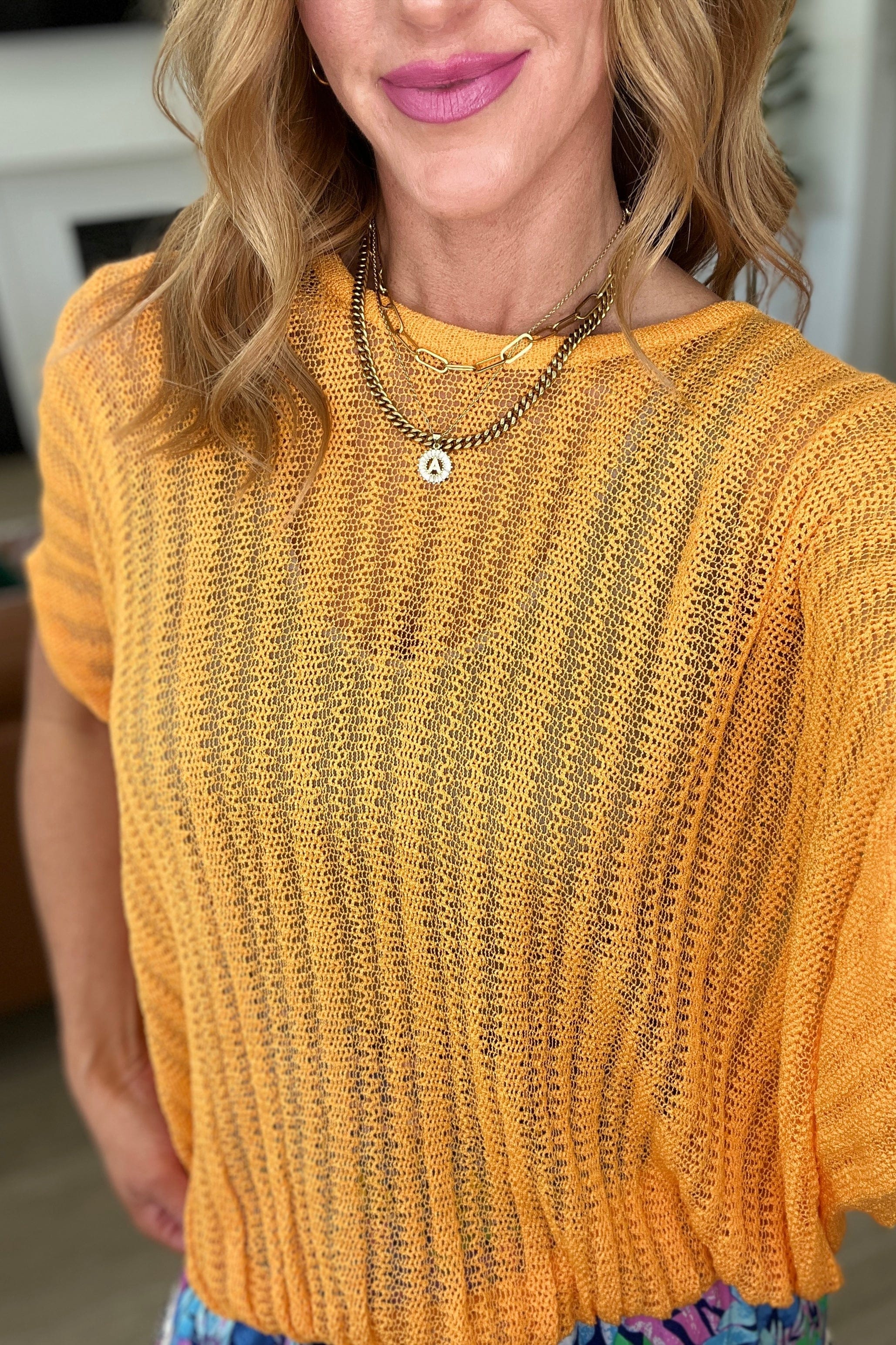Born This Way Sheer Batwing Top-Tops-Stay Foxy Boutique, Florissant, Missouri