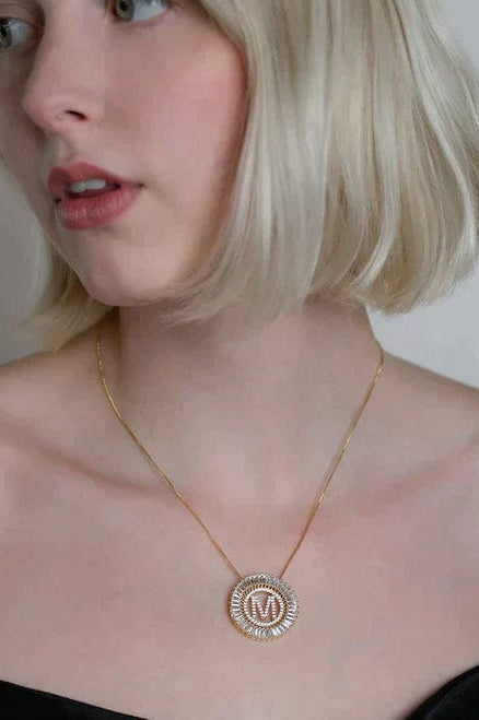 PREORDER: Radiant Initial Necklace-Womens-Stay Foxy Boutique, Florissant, Missouri