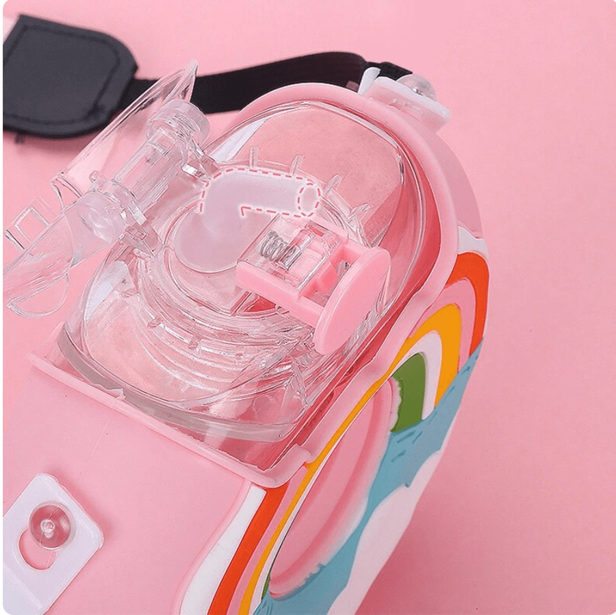 Portable Rainbow Donut Water Bottle-Womens-Stay Foxy Boutique, Florissant, Missouri