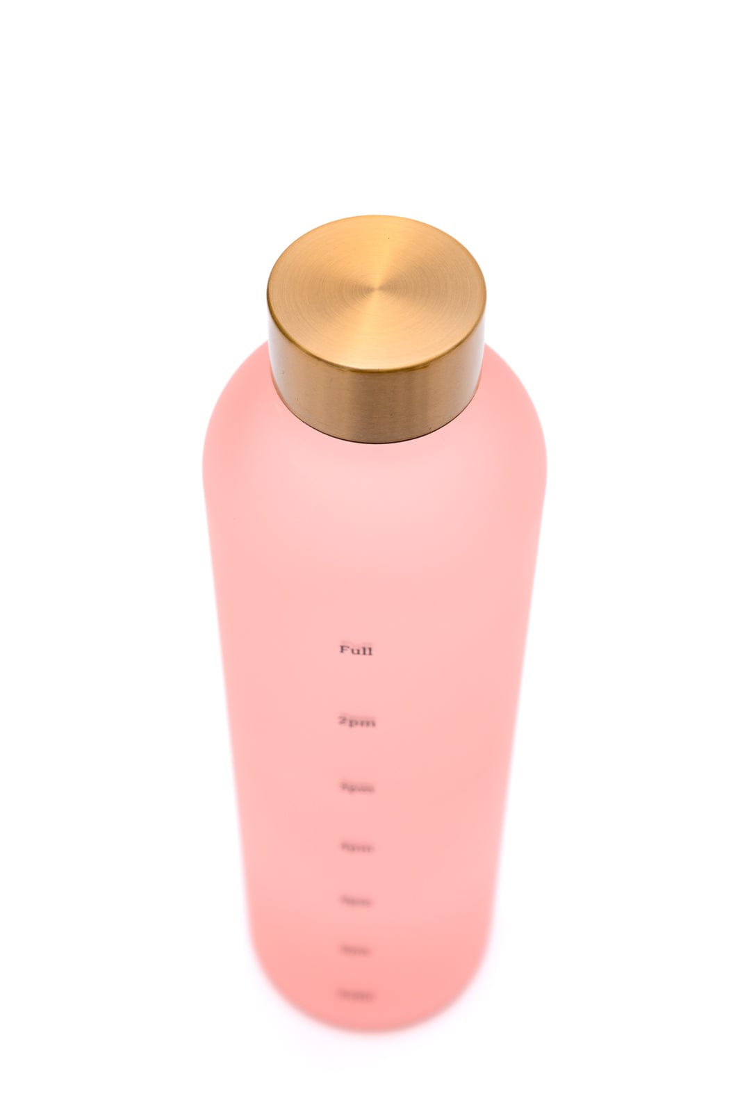 Sippin' Pretty 32 oz Translucent Water Bottle in Pink & Gold-Womens-Stay Foxy Boutique, Florissant, Missouri