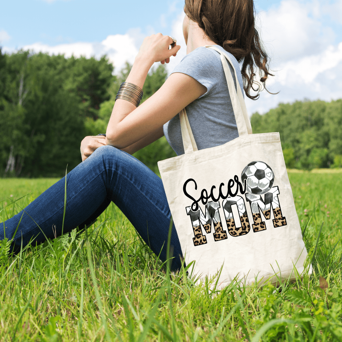Soccer Mom Canvas Tote Bag-Stay Foxy Boutique, Florissant, Missouri