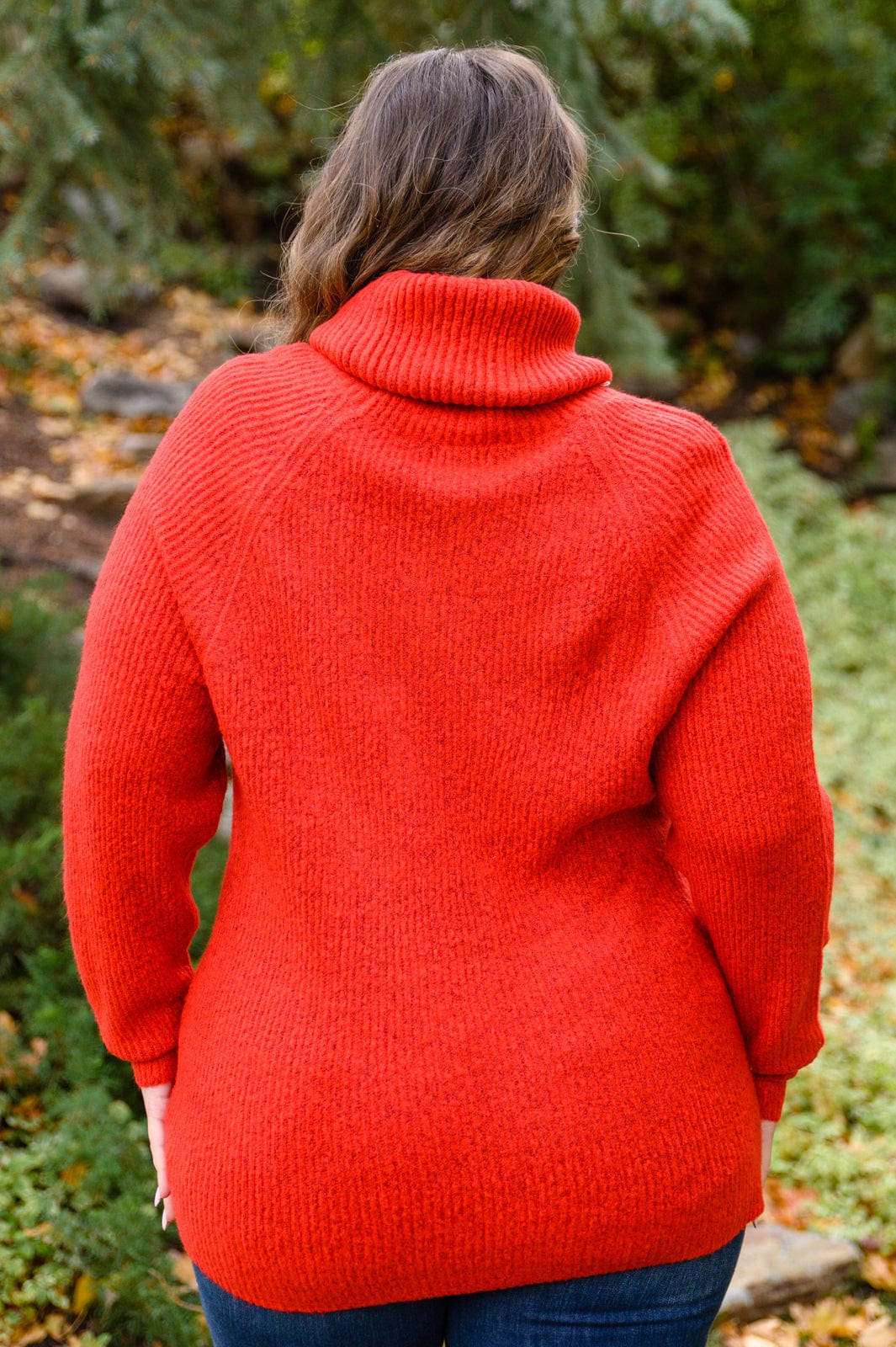 Steady Pace Roll Neck Sweater In Red-Womens-Stay Foxy Boutique, Florissant, Missouri