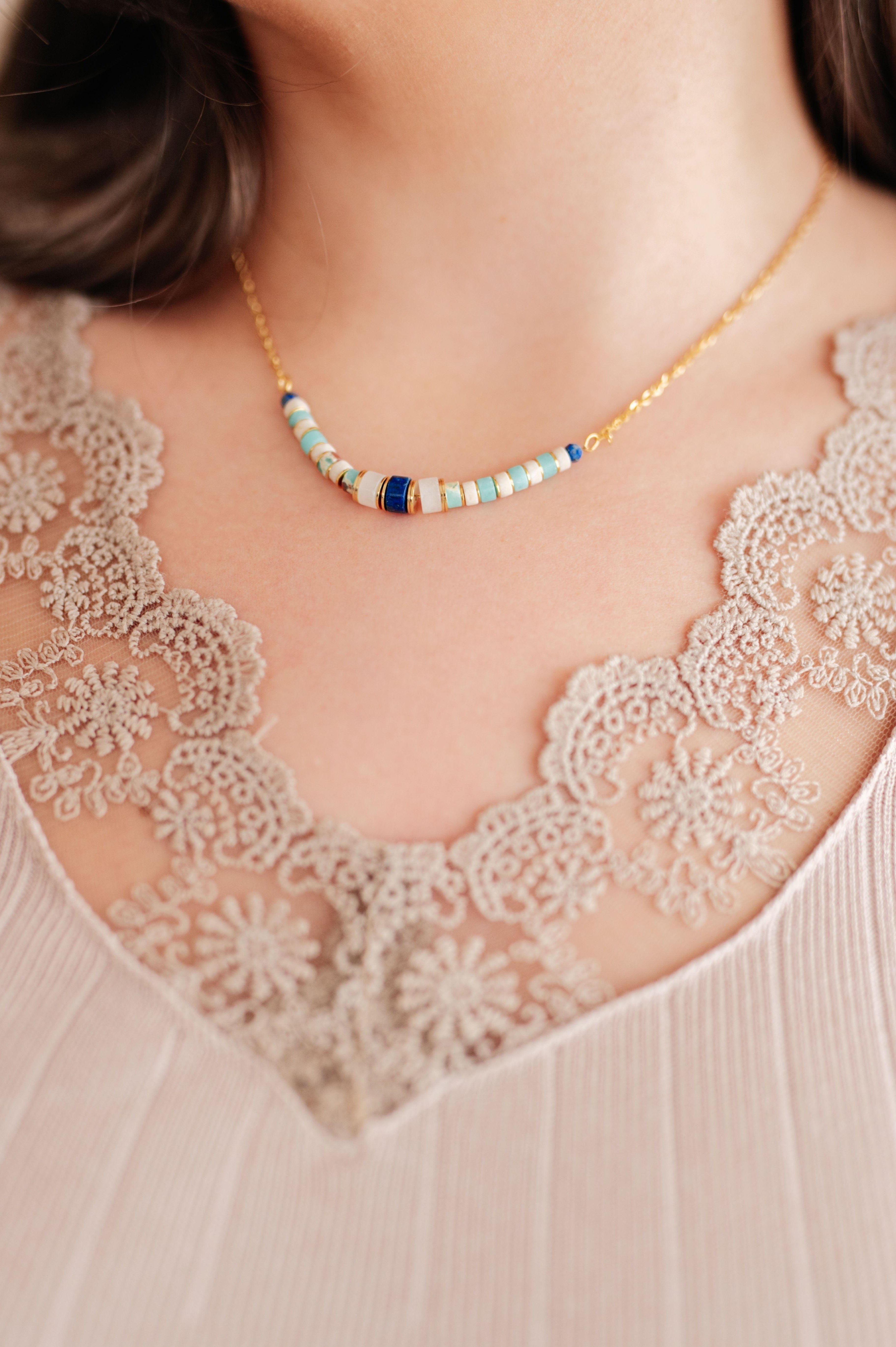 Sweet Stacks Beaded Necklace-Accessories-Stay Foxy Boutique, Florissant, Missouri