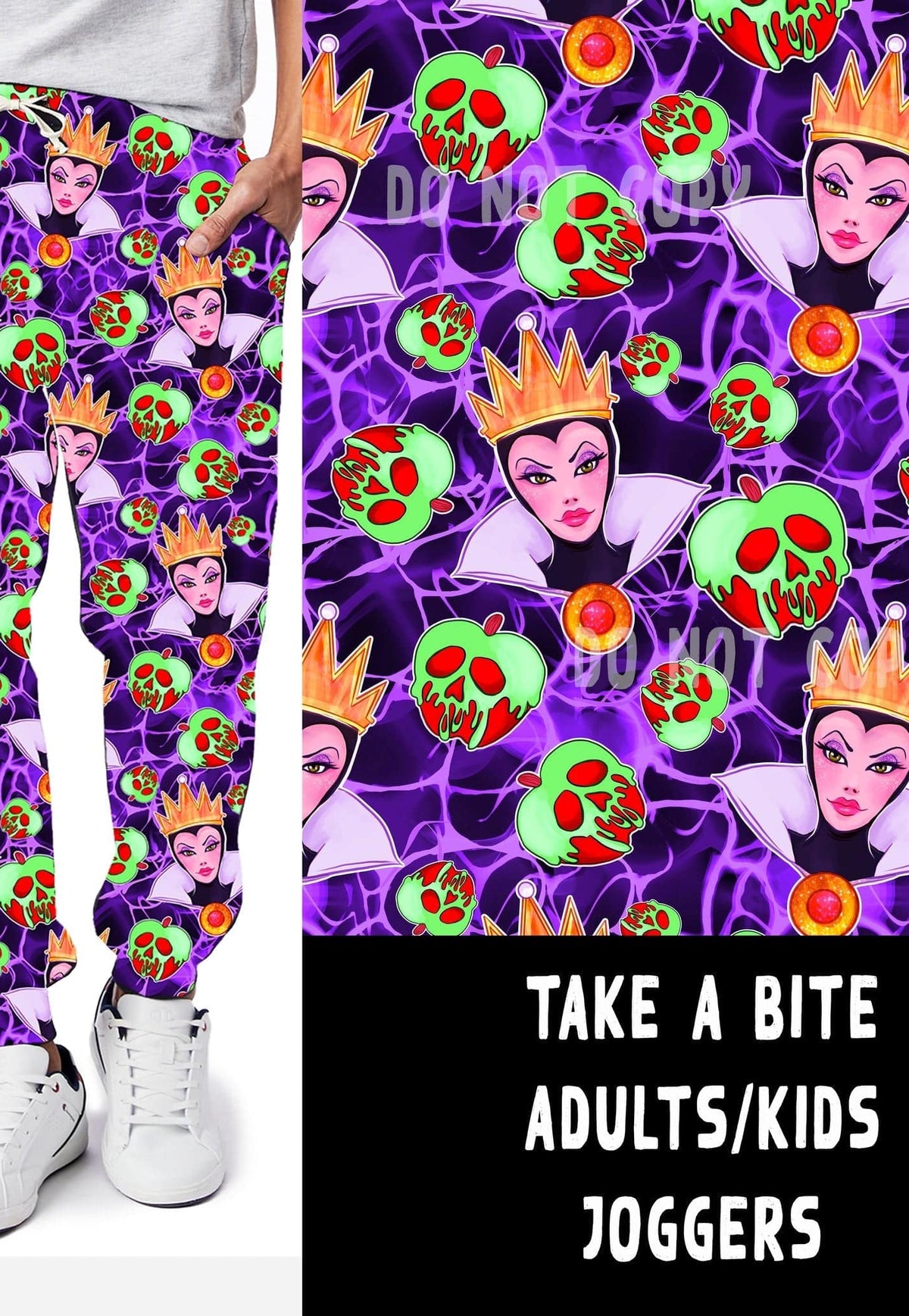 VILLAIN VIP RUN-TAKE A BITE LEGGINGS/CAPRI/JOGGERS-Stay Foxy Boutique, Florissant, Missouri