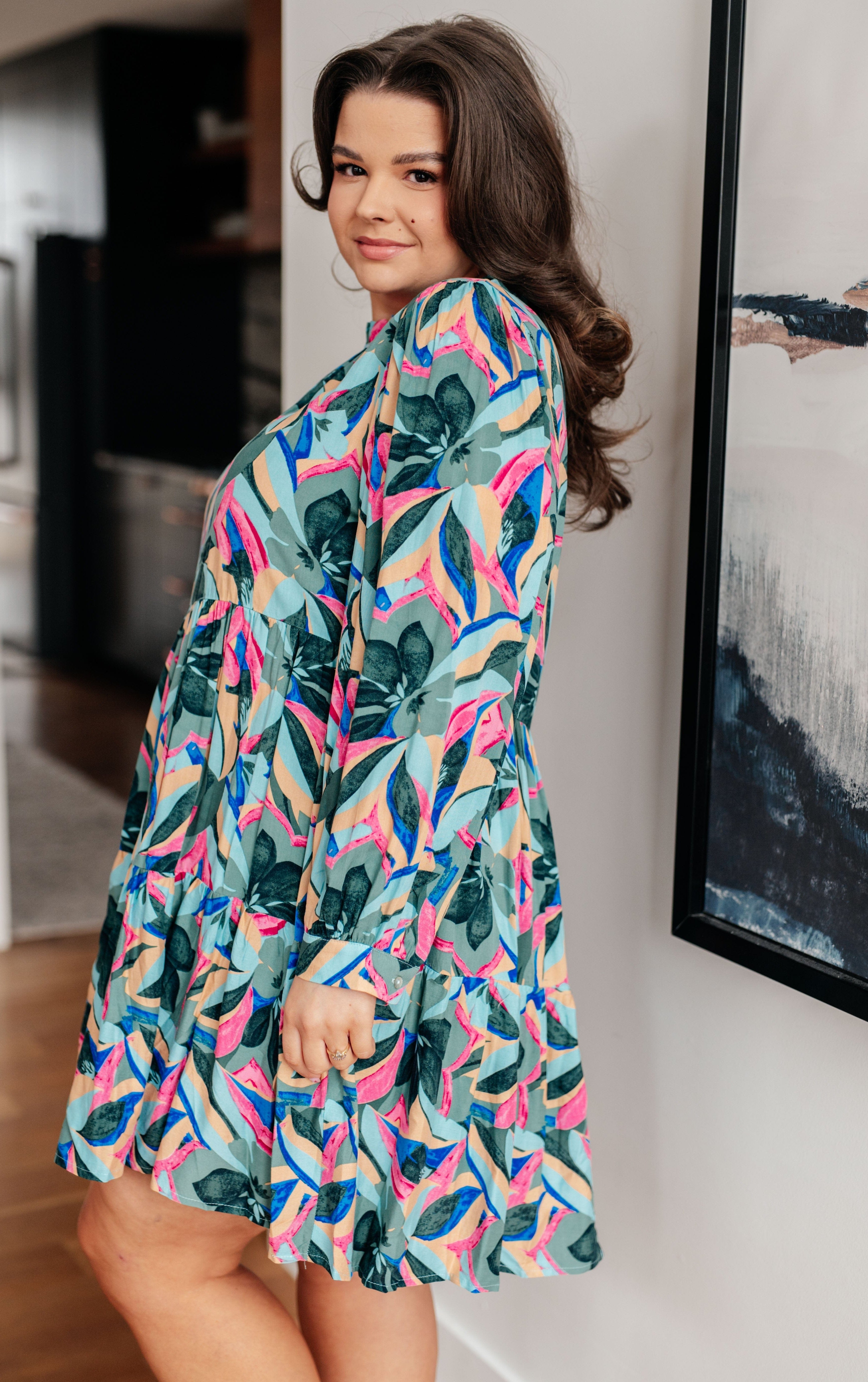 Thrill of it All Floral Dress-Womens-Stay Foxy Boutique, Florissant, Missouri