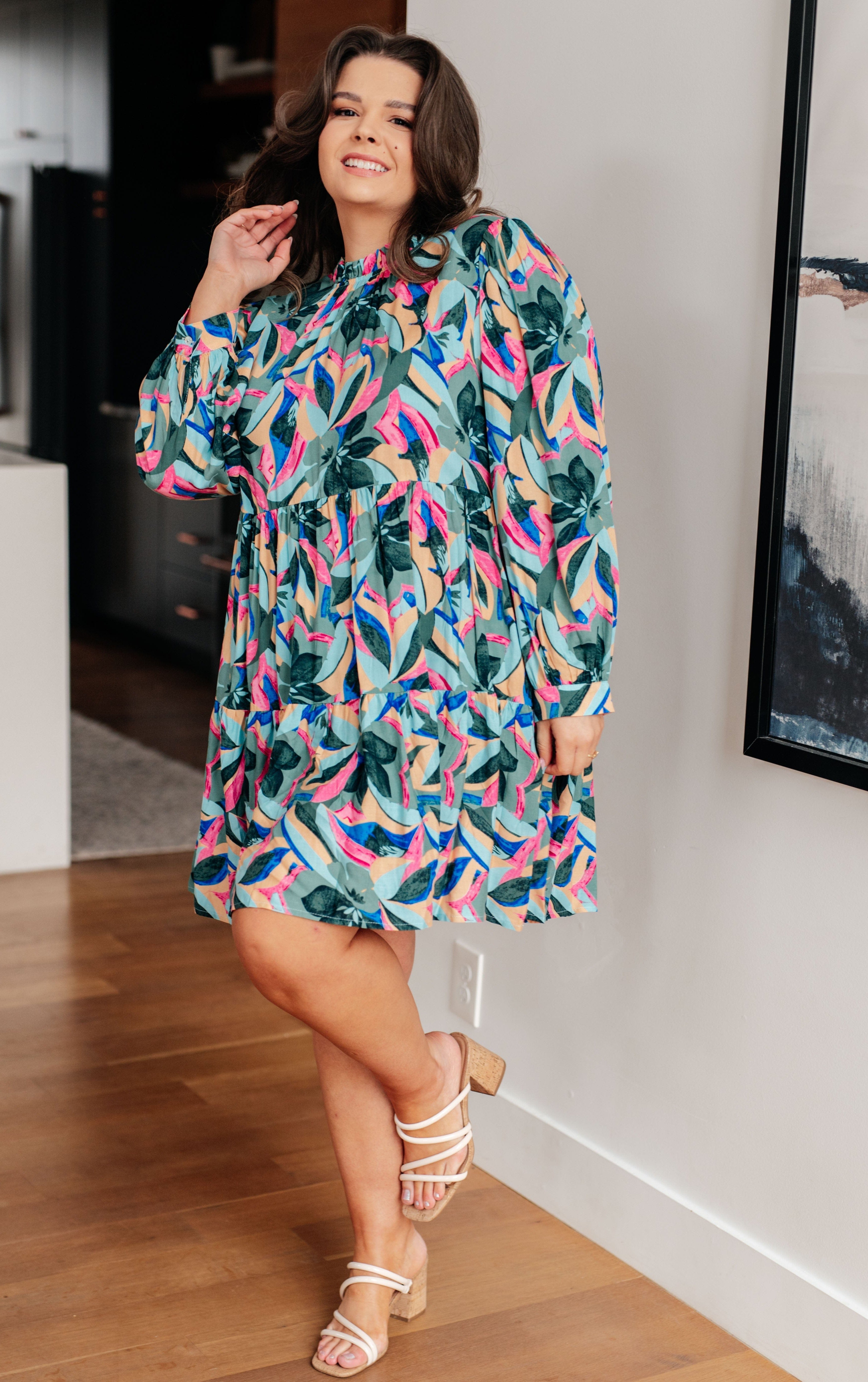Thrill of it All Floral Dress-Womens-Stay Foxy Boutique, Florissant, Missouri