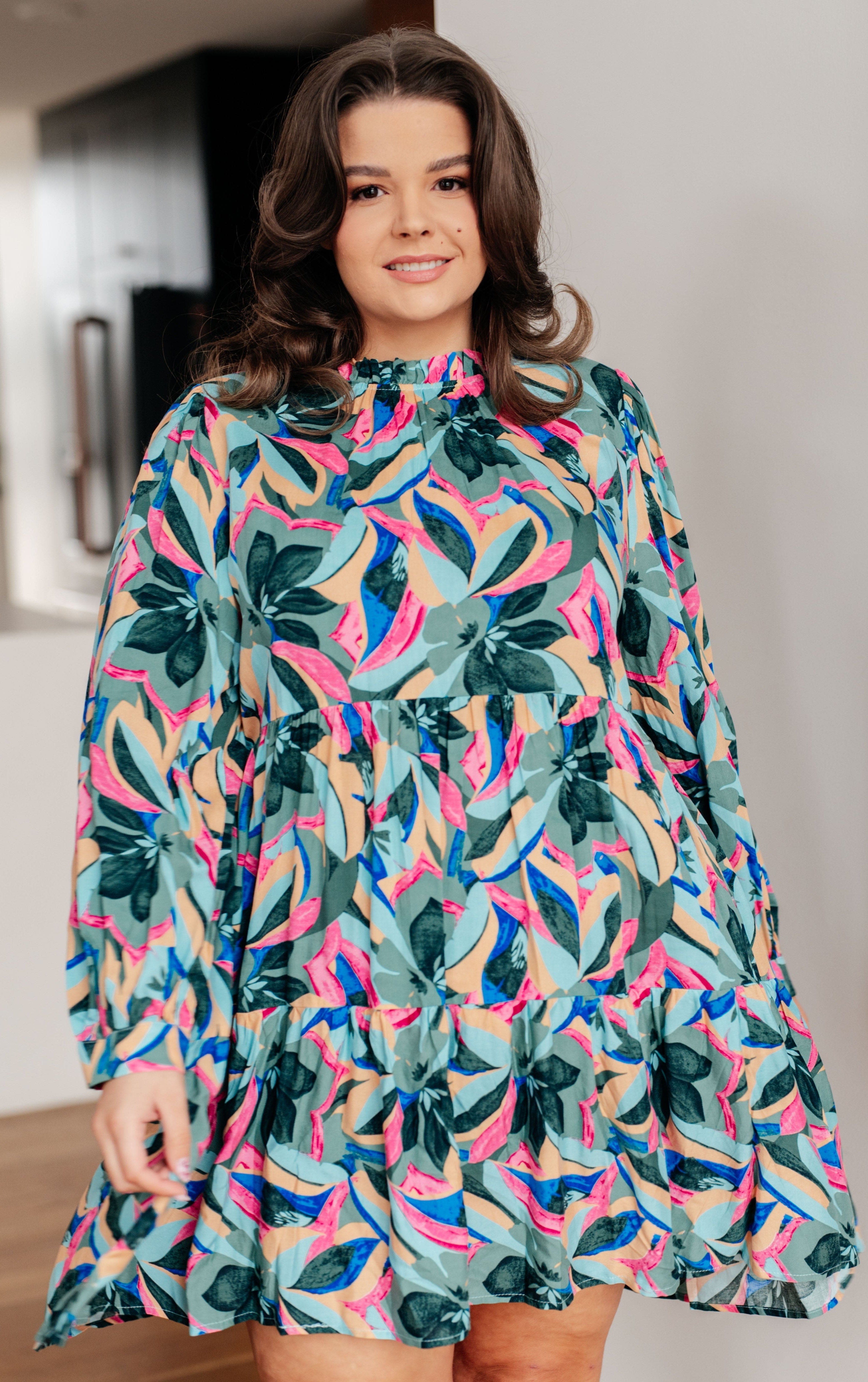 Thrill of it All Floral Dress-Womens-Stay Foxy Boutique, Florissant, Missouri