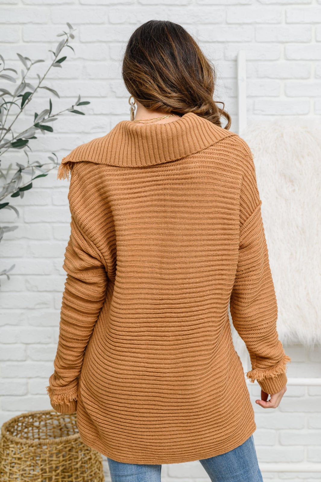 Travel Far & Wide Sweater in Taupe-Womens-Stay Foxy Boutique, Florissant, Missouri