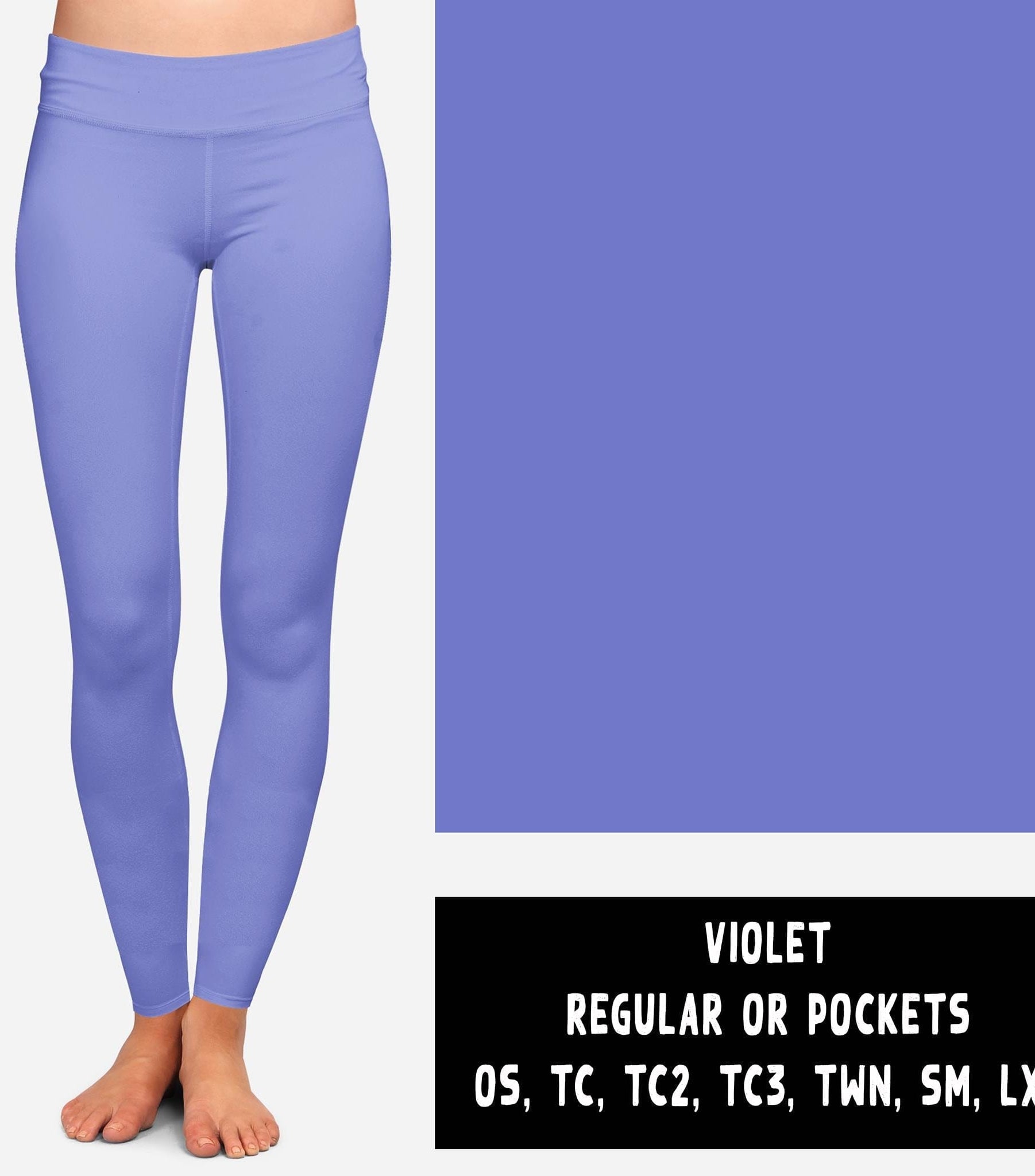 SOLIDS RUN-VIOLET LEGGINGS/JOGGERS-Stay Foxy Boutique, Florissant, Missouri