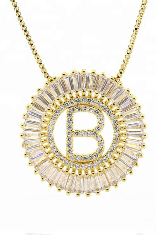 PREORDER: Radiant Initial Necklace-Womens-Stay Foxy Boutique, Florissant, Missouri