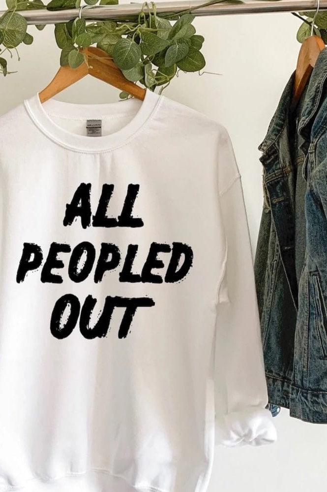 NEW All Peopled Out Graphic T #332-Graphic T-Stay Foxy Boutique, Florissant, Missouri