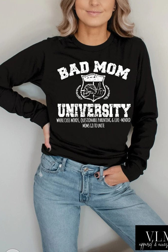 Bad Mom Graphic T-Graphic T-Stay Foxy Boutique, Florissant, Missouri