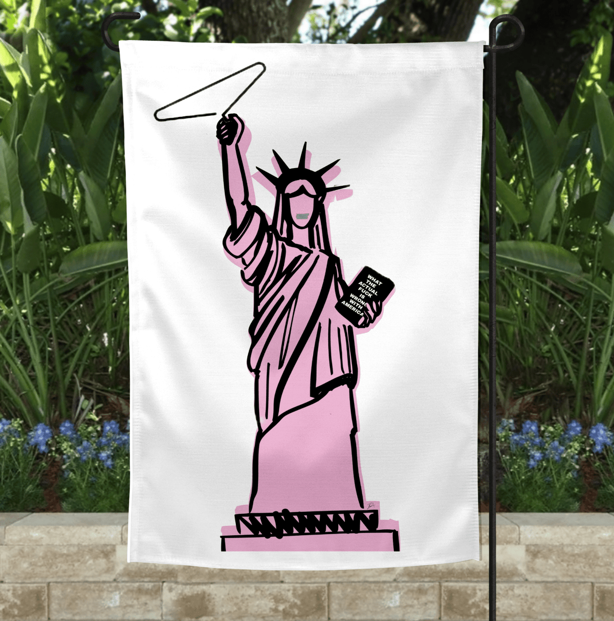 What The Actual Garden Flag-Stay Foxy Boutique, Florissant, Missouri