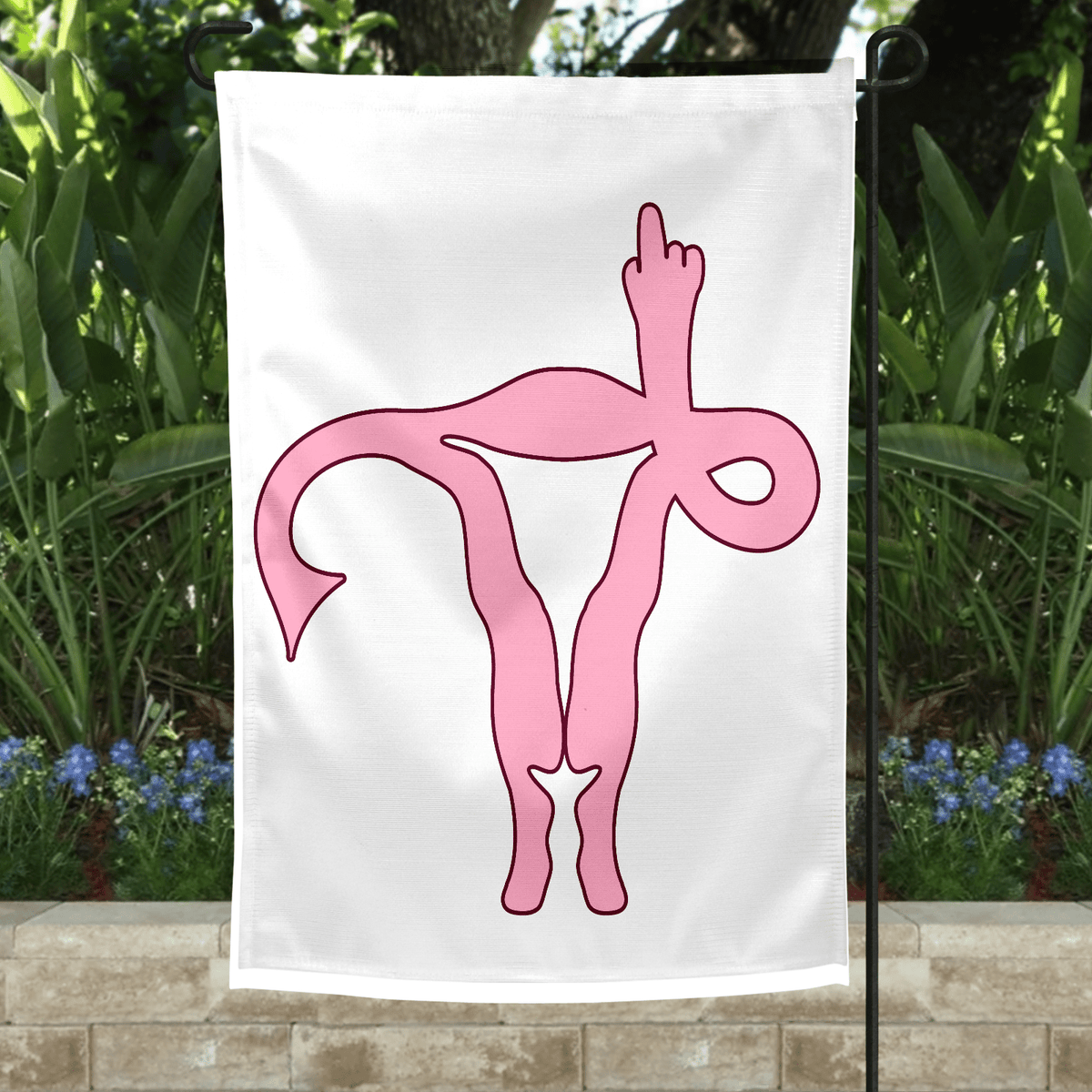 Flipping You Off Garden Flag-Stay Foxy Boutique, Florissant, Missouri