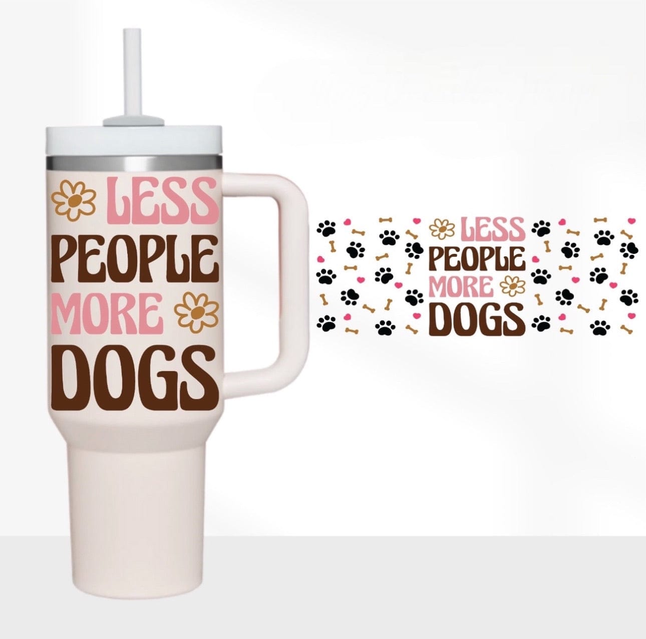 Less People 40 oz Tumbler-Stay Foxy Boutique, Florissant, Missouri