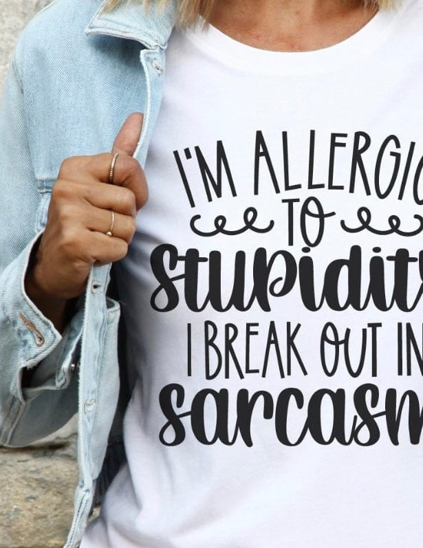 I’m Allergic Graphic T-Graphic T-Stay Foxy Boutique, Florissant, Missouri