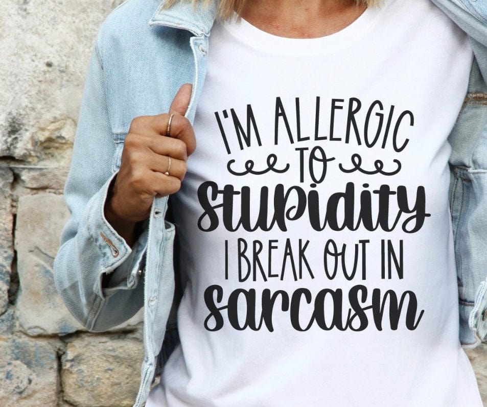 I’m Allergic Graphic T-Graphic T-Stay Foxy Boutique, Florissant, Missouri